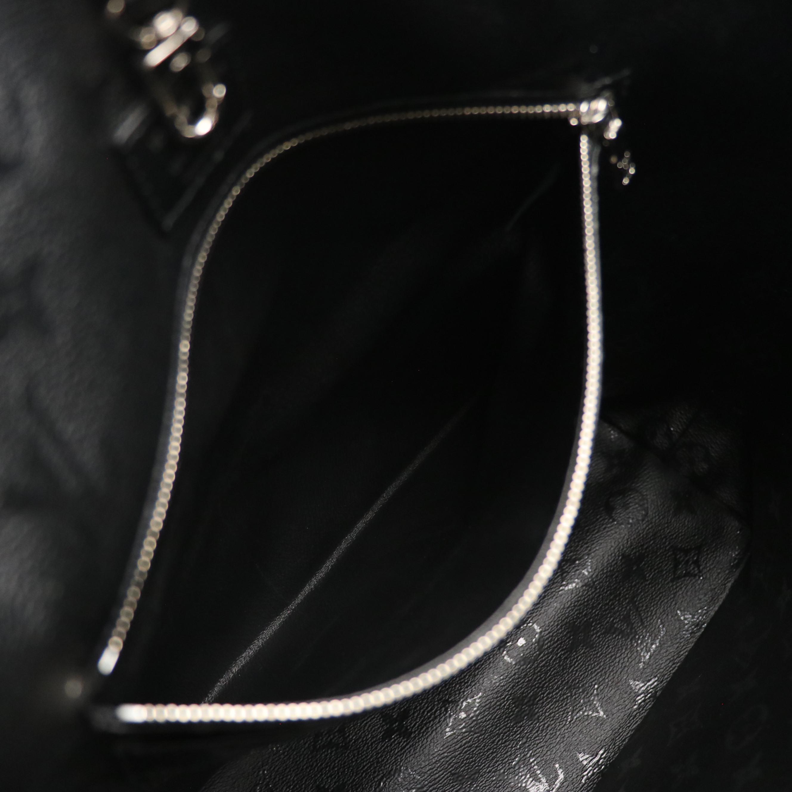 Louis Vuitton x Urs Fischer Cabas Tote in Black/White Tufted Monogram & Leather