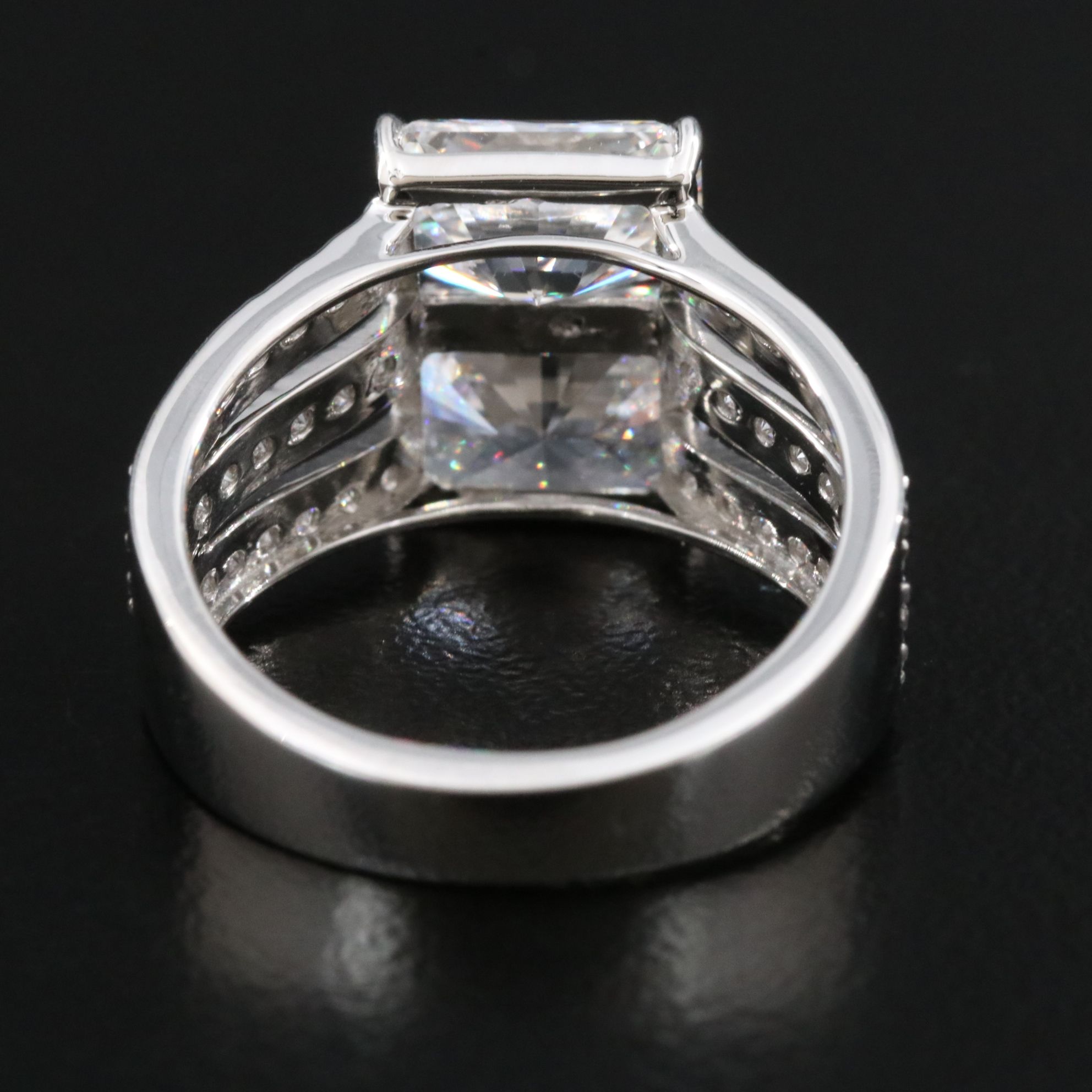 Platinum 4.56 CTW Lab Grown Diamond Ring with IGI Reports