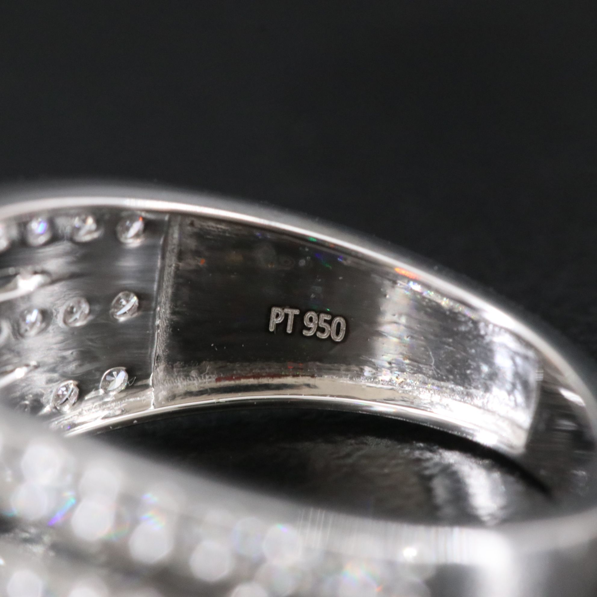 Platinum 4.56 CTW Lab Grown Diamond Ring with IGI Reports