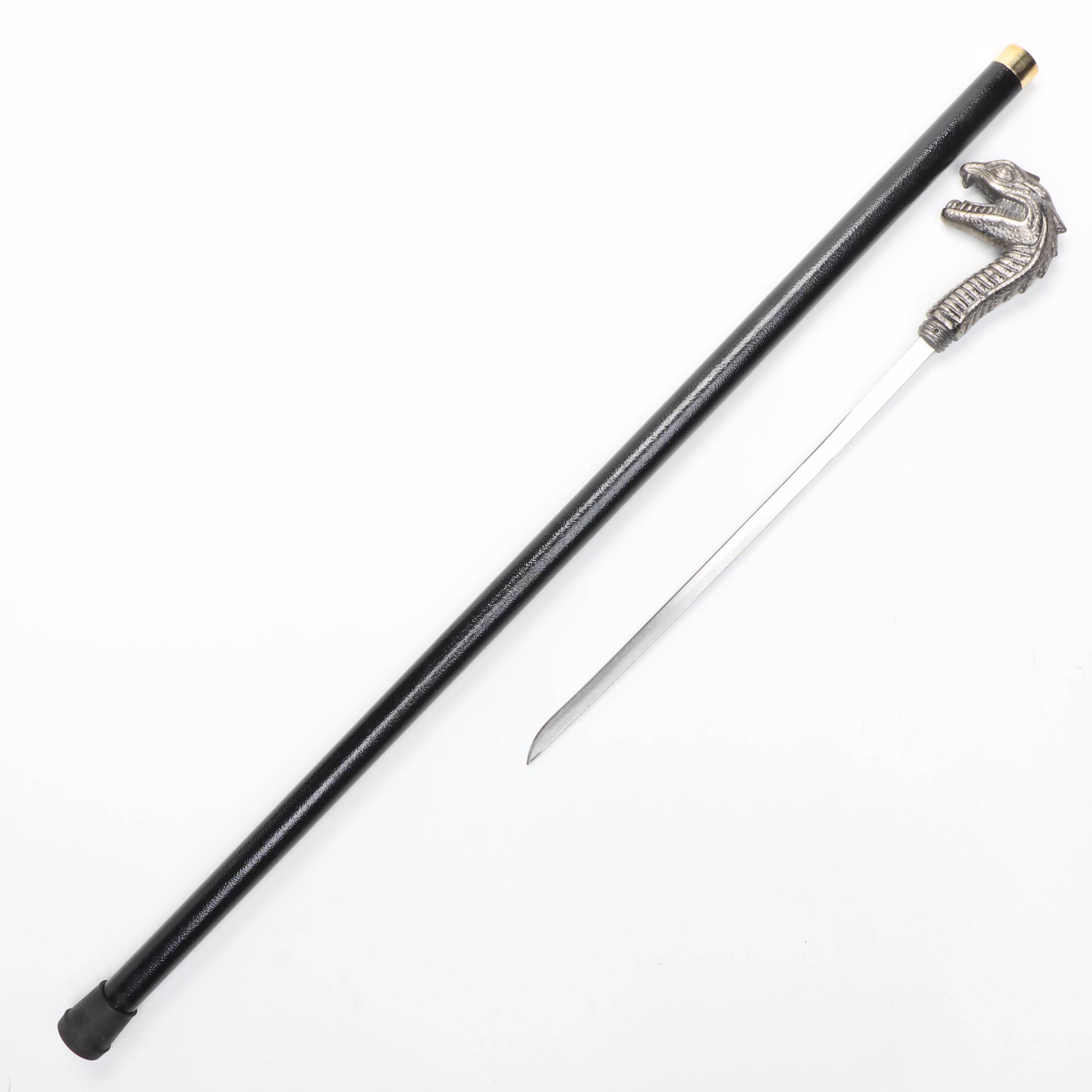 Snarling Serpent Sword Cane