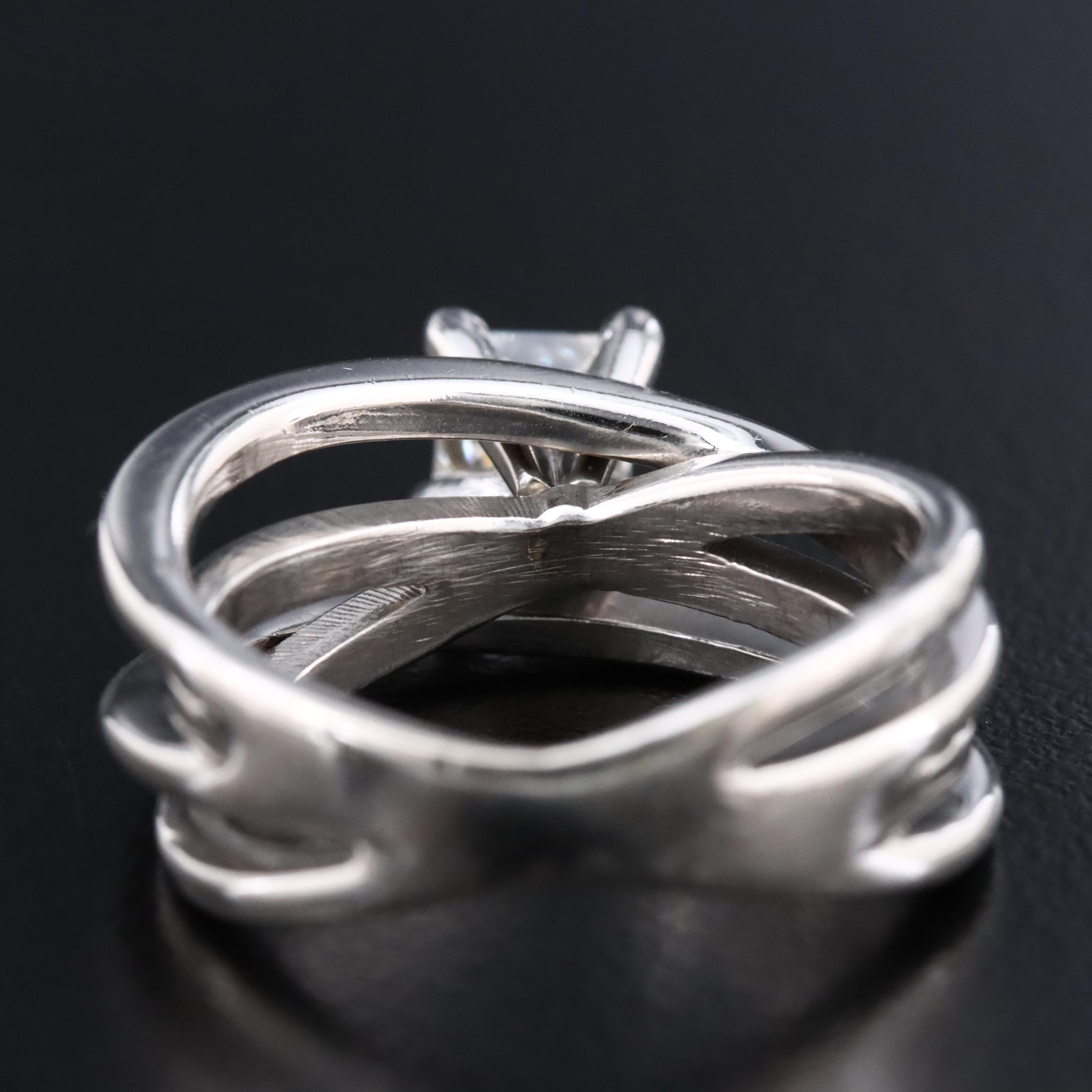 14K 1.01 CT Diamond Ring with GIA Report