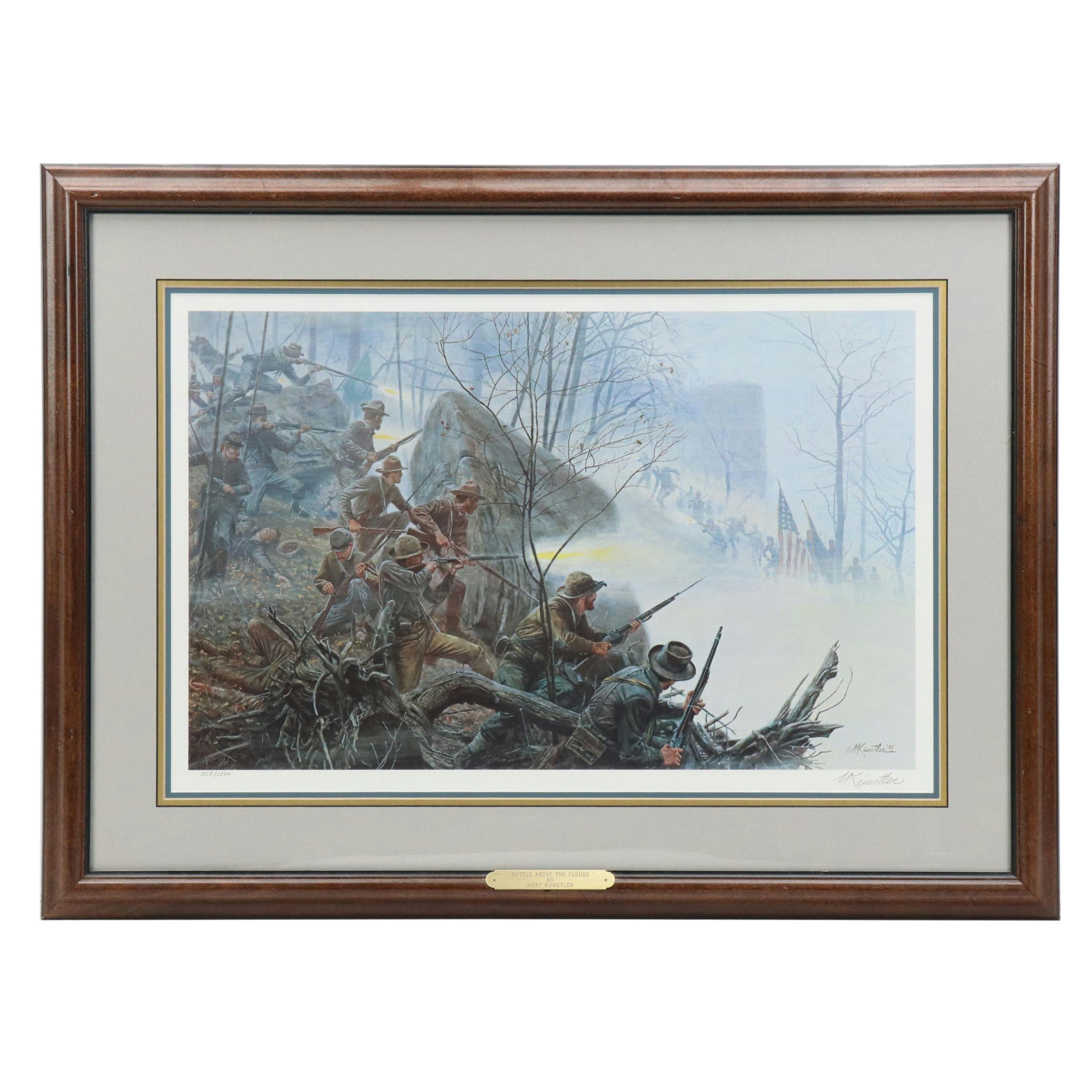 Mort Künstler Offset Lithograph "Battle Above the Clouds"