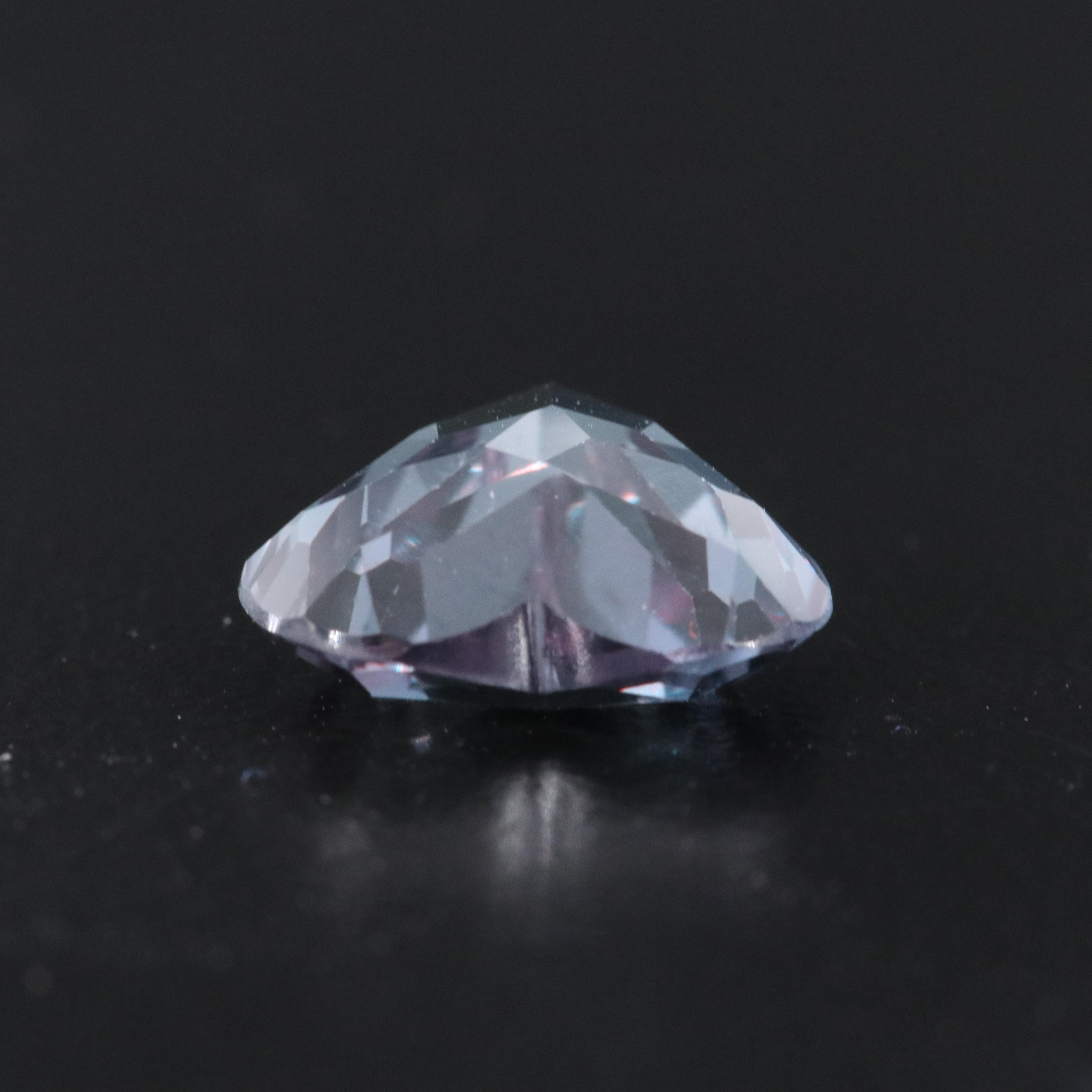 Loose 6.04 CT Lab Grown Color Change Sapphire