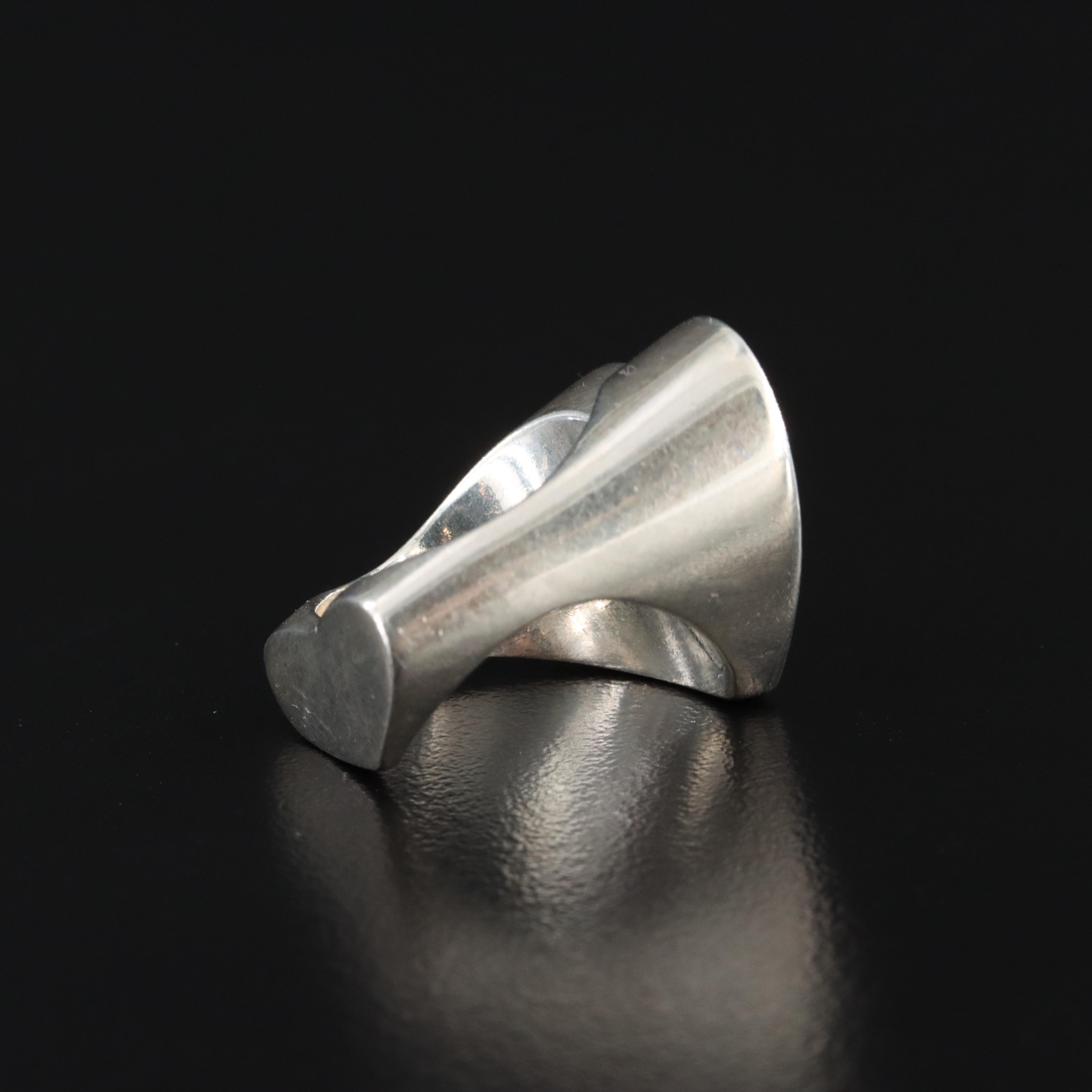 Paloma Picasso for Tiffany & Co. Sterling Double Modern Heart Ring