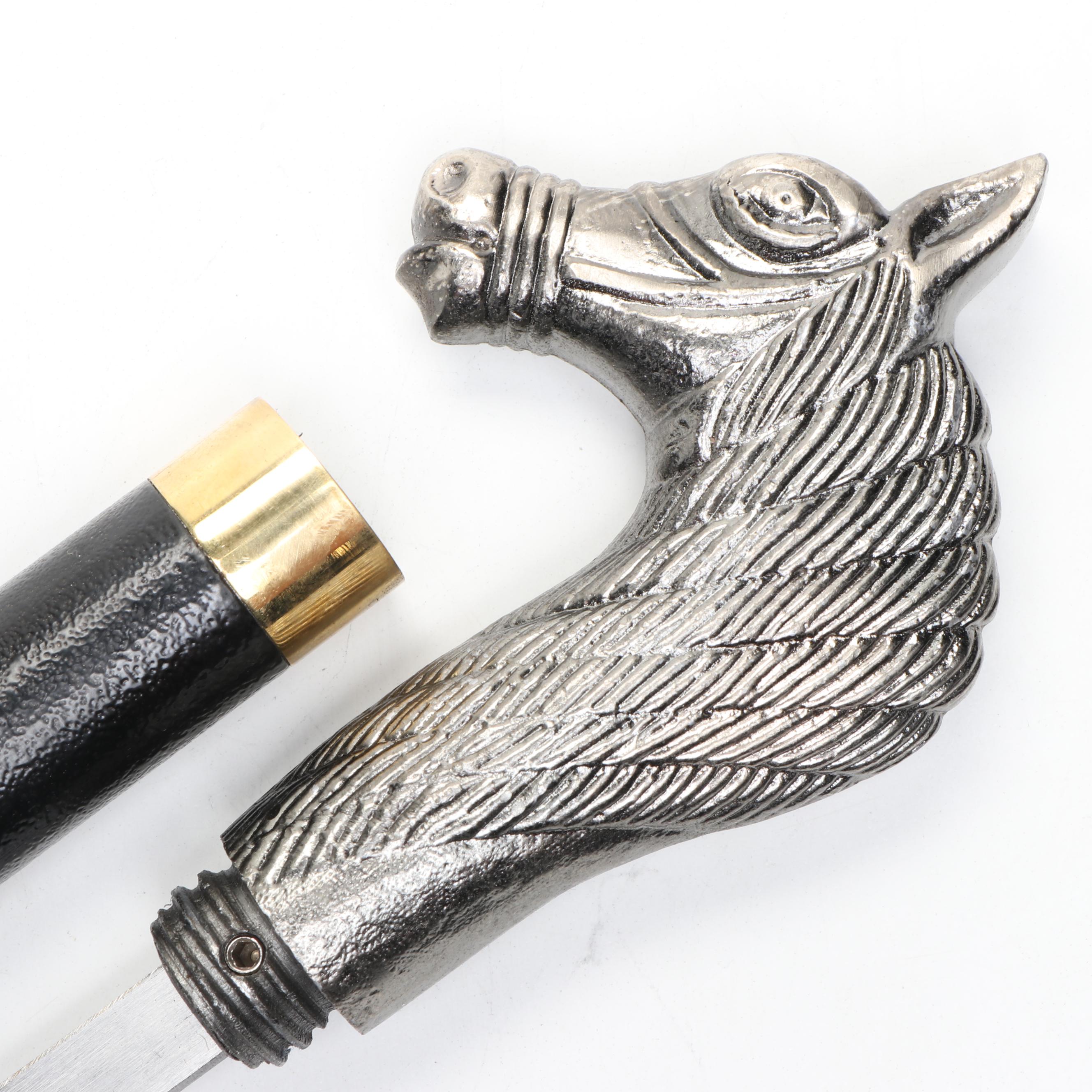 Bridled Horse Head Sword Cane