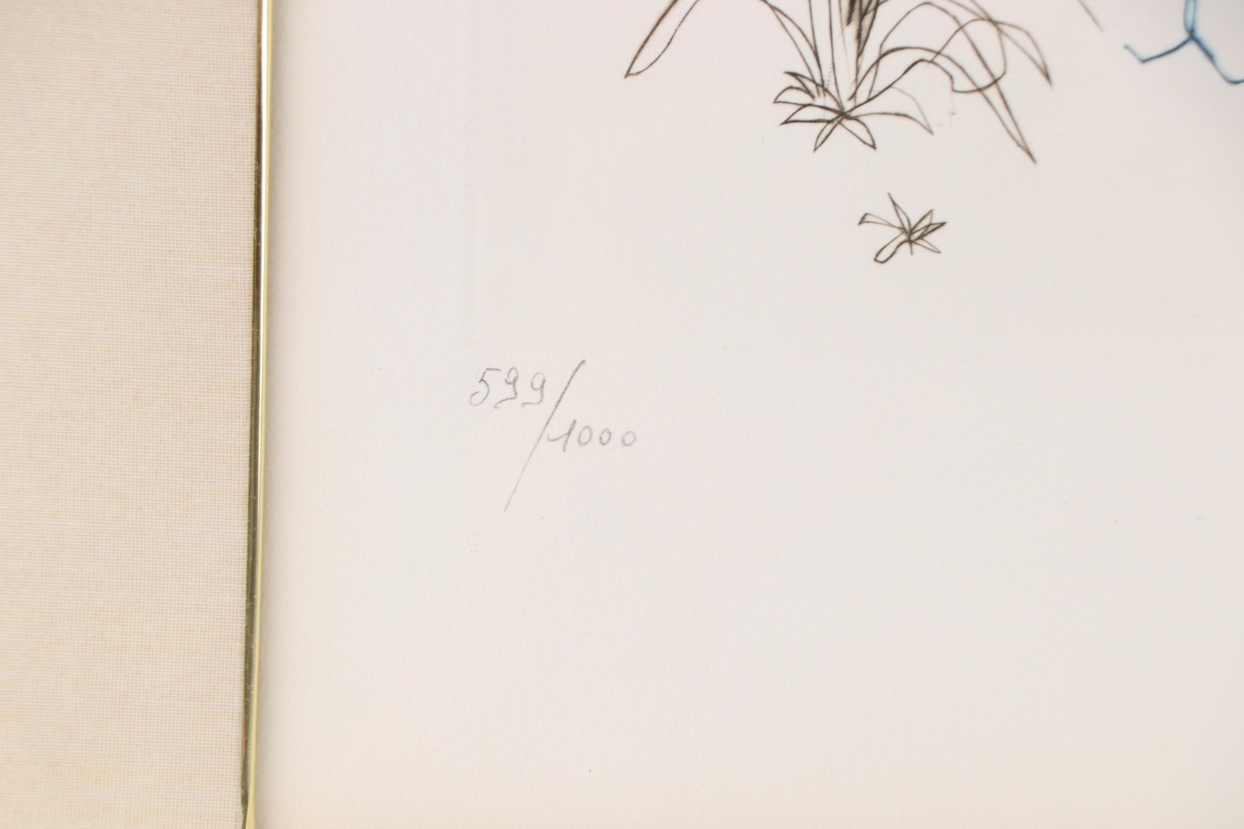 Salvador Dalí Color Etching "Europa and the Bull"