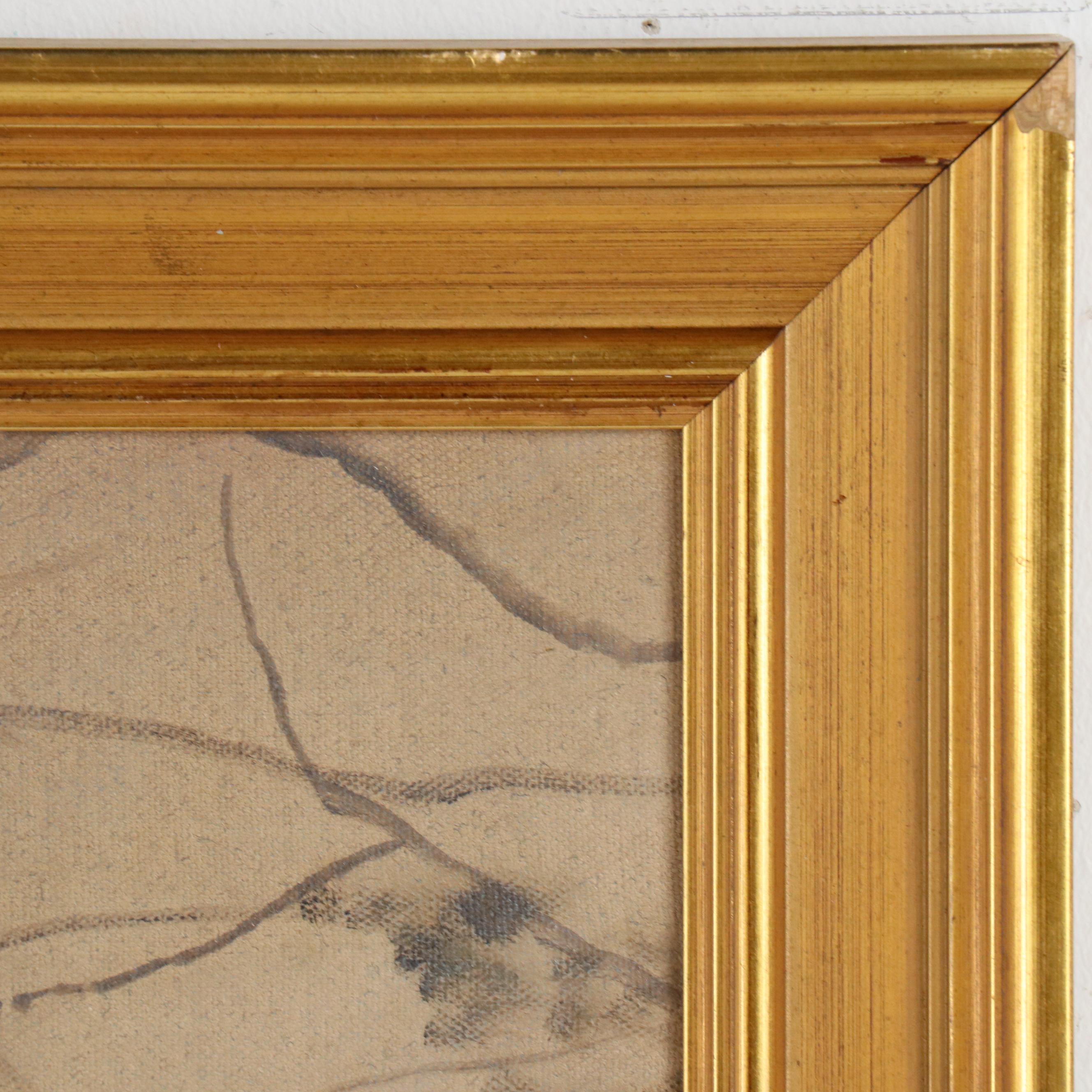 Ronald Eastbourne Renmark Landscape Oil Painting of Forest Steam, 20th Century