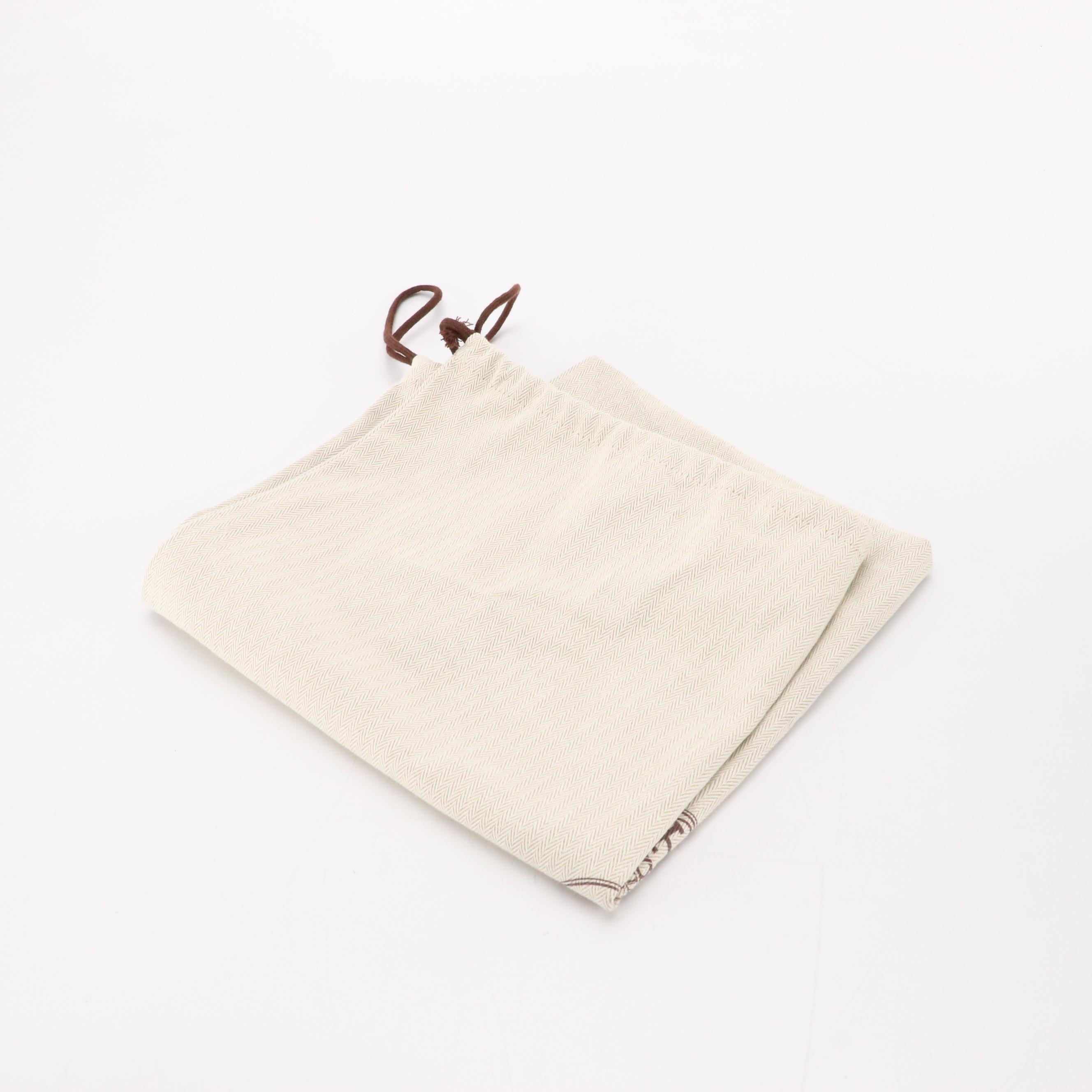 Hermès Petit h So Tote in Canvas with Silk Twill Trim