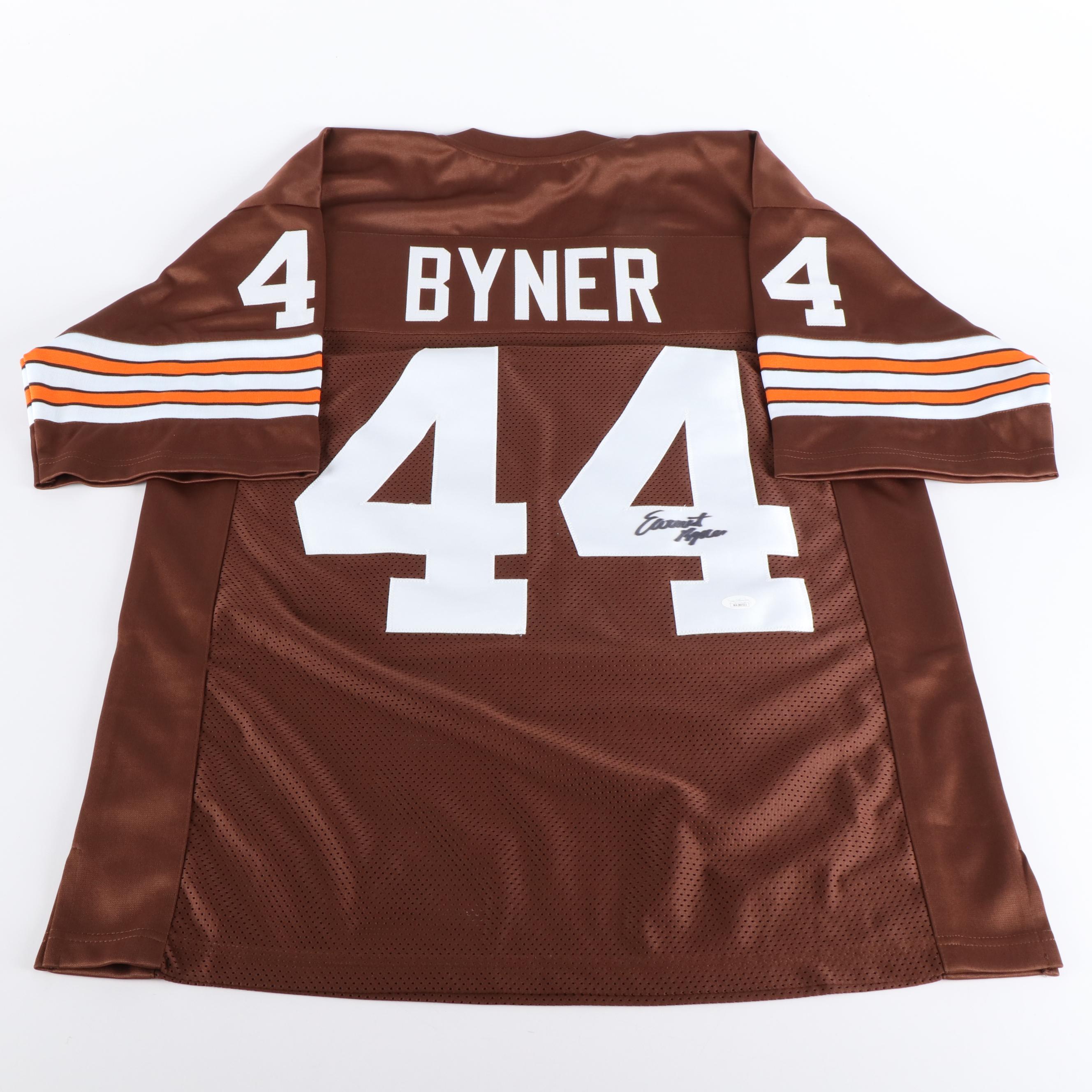 Earnest Byner Signed Cleveland Browns Football Jersey, JSA