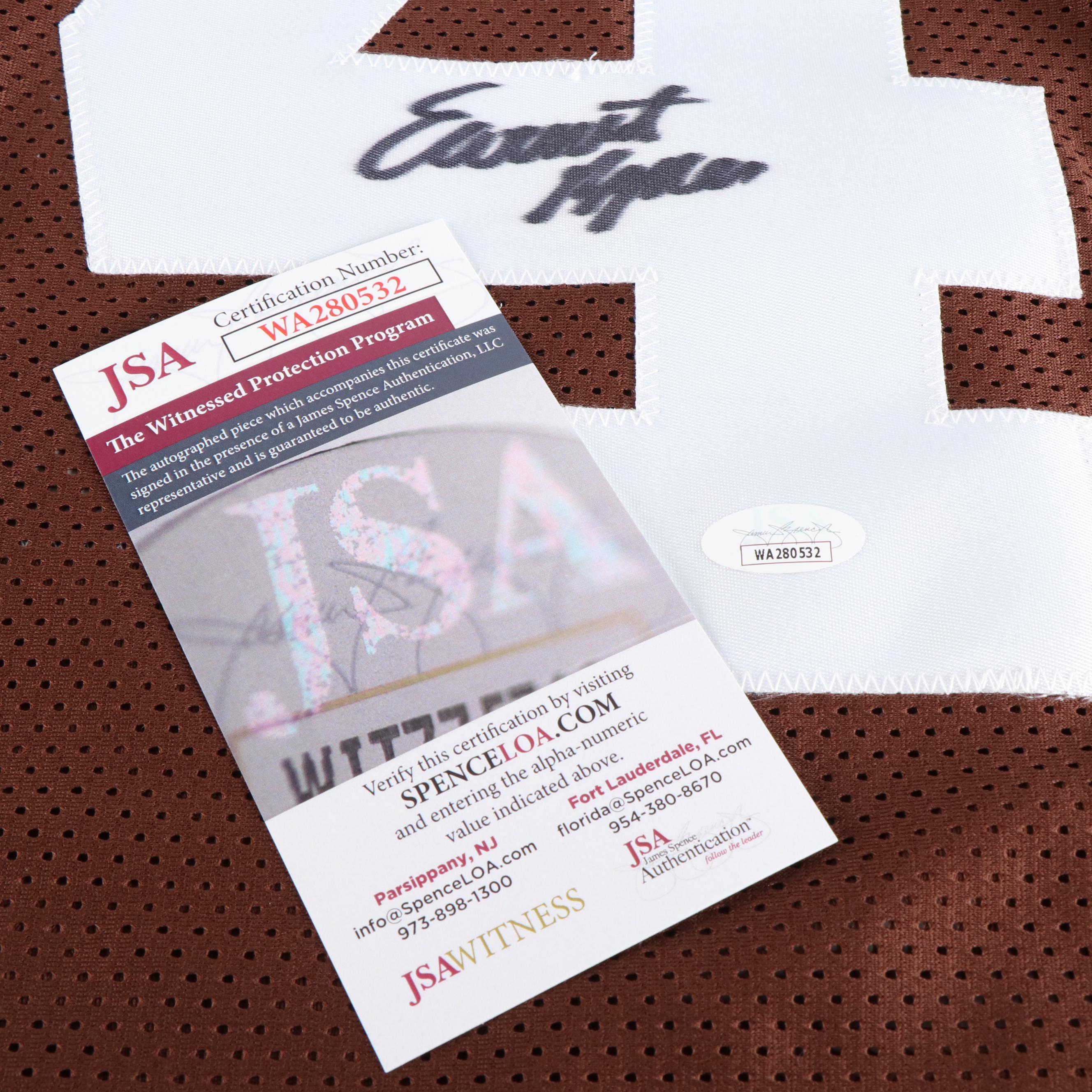 Earnest Byner Signed Cleveland Browns Football Jersey, JSA