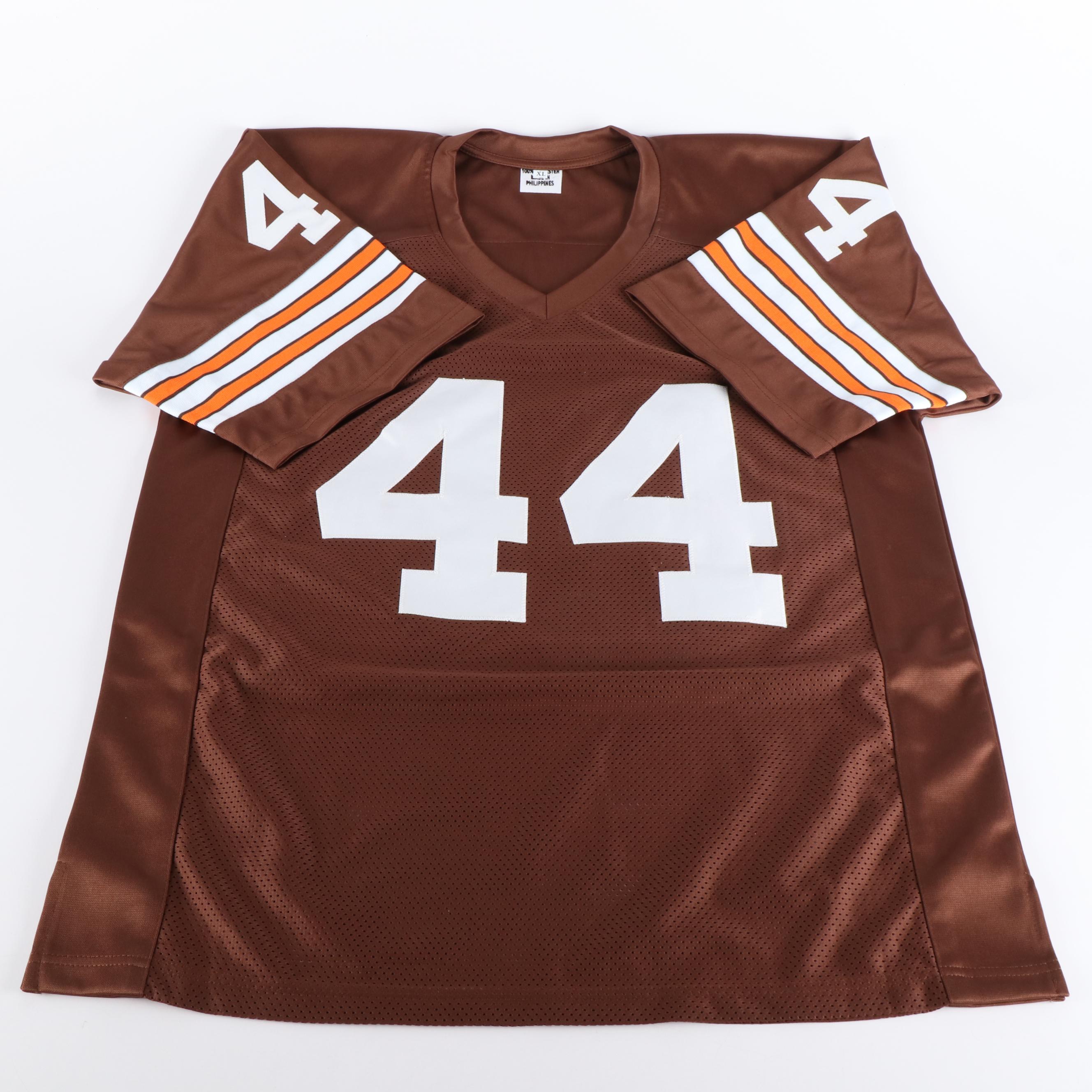 Earnest Byner Signed Cleveland Browns Football Jersey, JSA