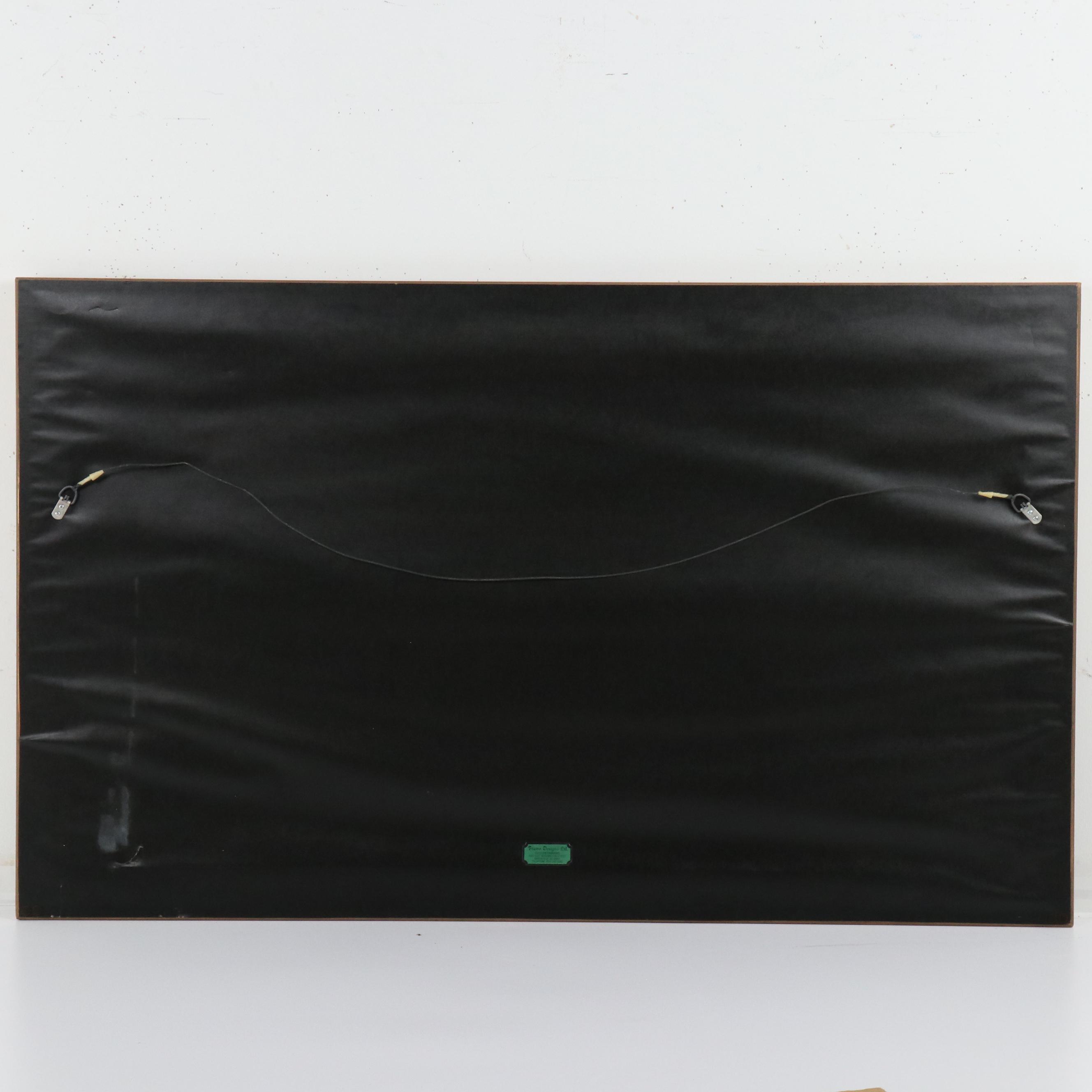 Thomas Pradzynski Signed Serigraph "Passage du Cheval Blanc," 1993