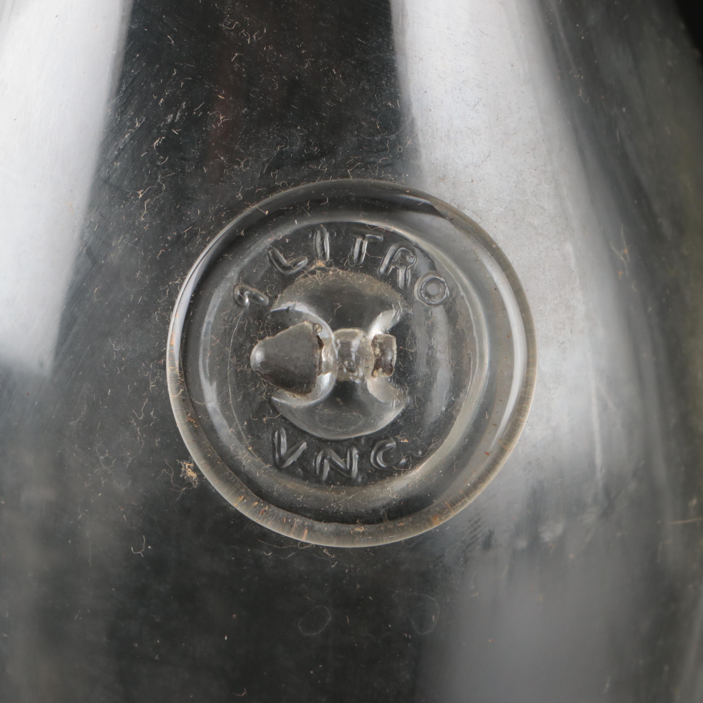 Vintage Hurricane Glasses with Other Glasses and Table Linens