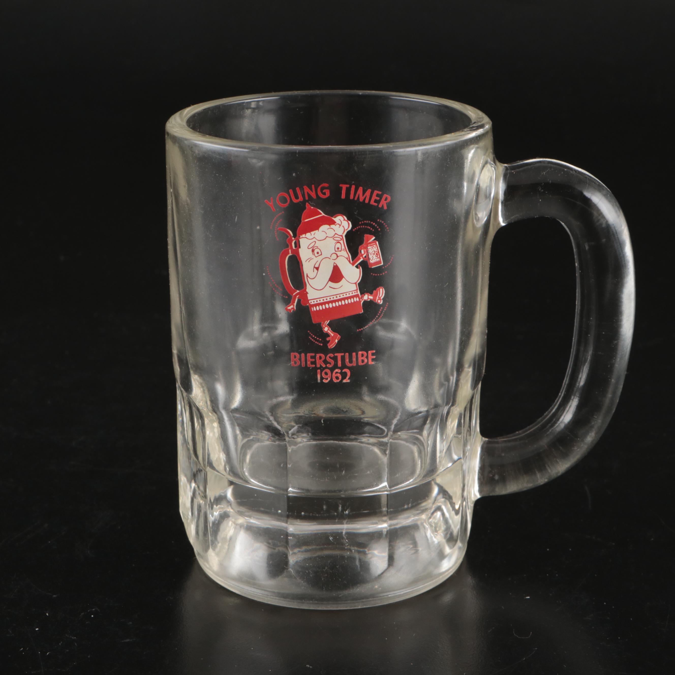 Vintage Hurricane Glasses with Other Glasses and Table Linens