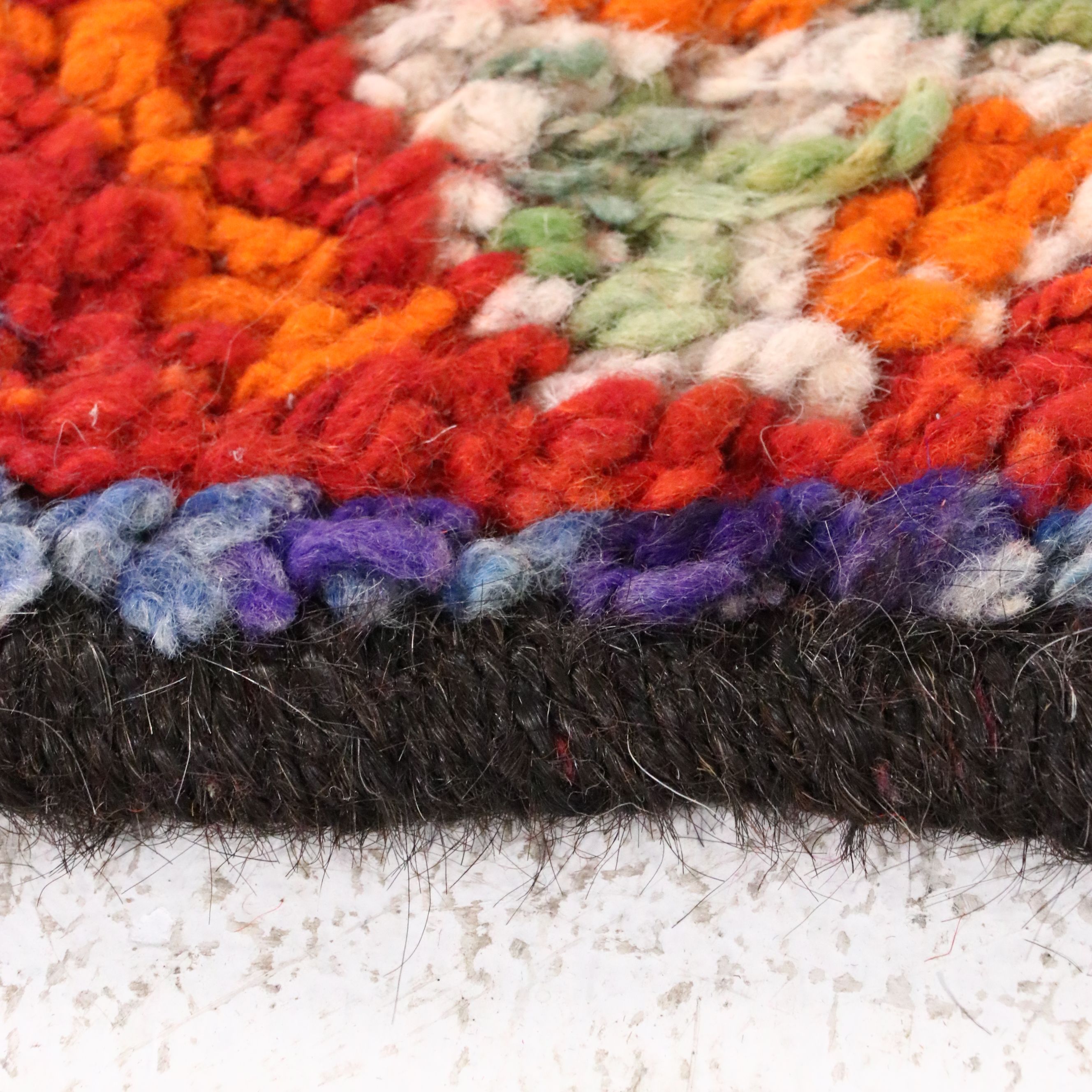 3'5 x 10'7 Hand-Knotted Moroccan Berber Long Rug