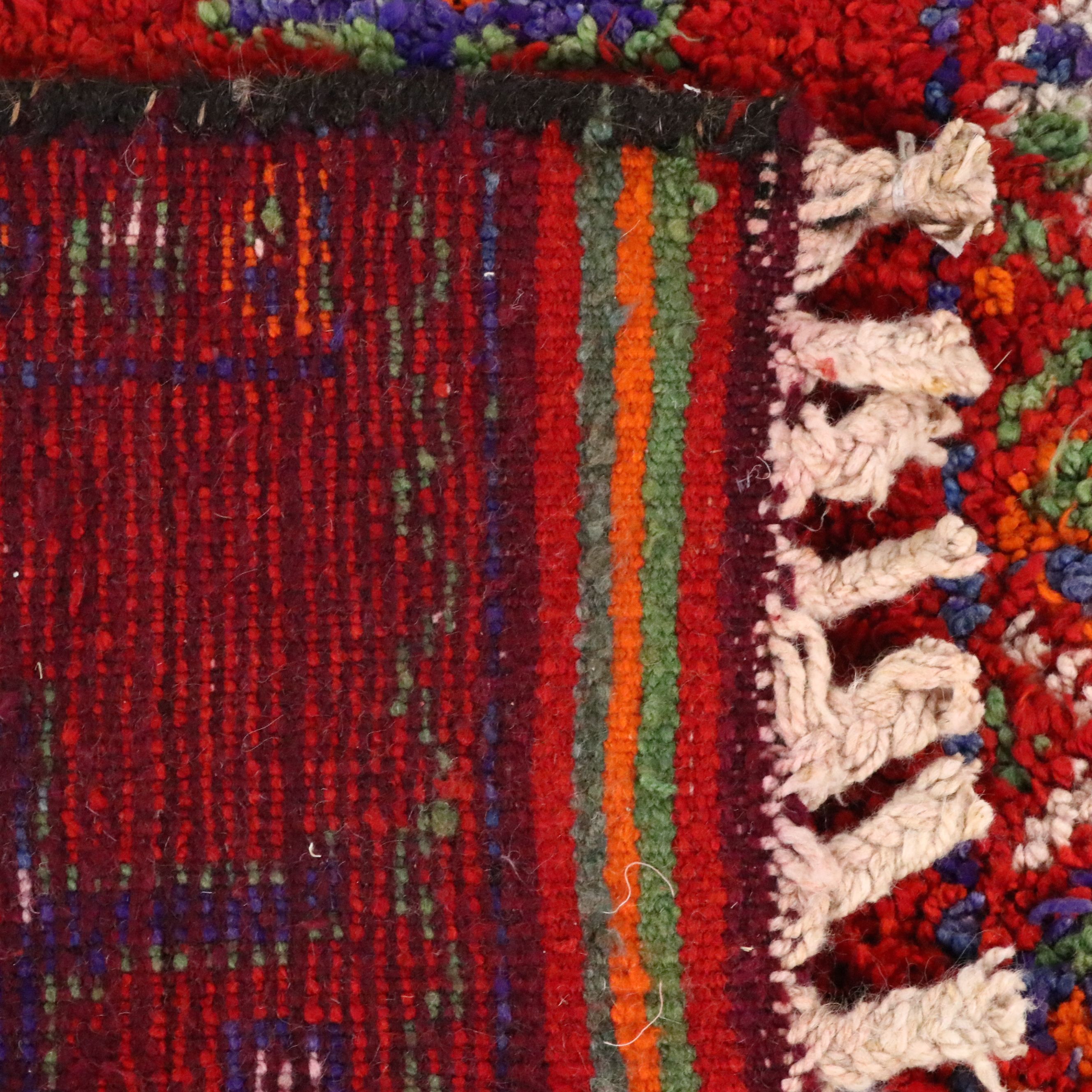 3'5 x 10'7 Hand-Knotted Moroccan Berber Long Rug