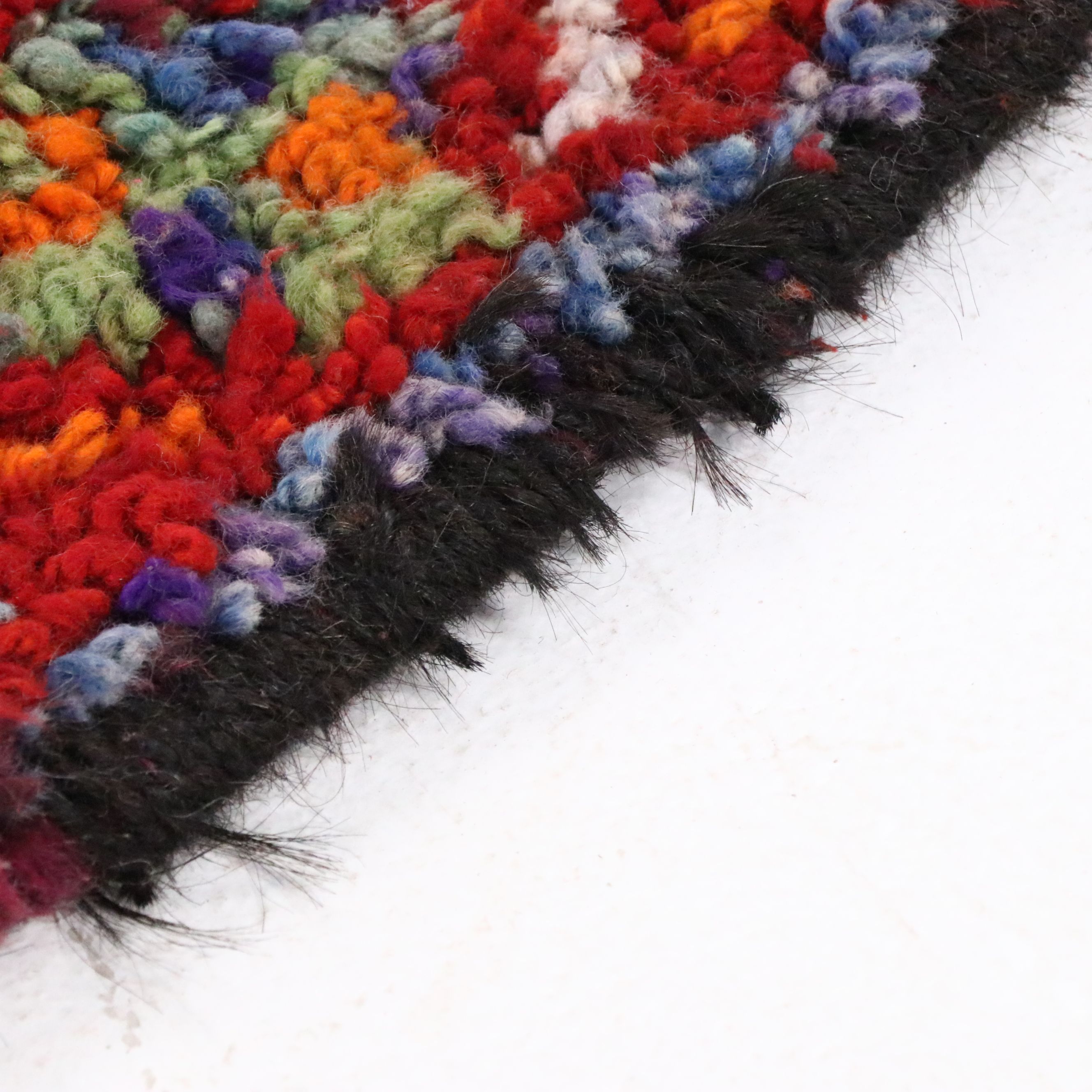 3'5 x 10'7 Hand-Knotted Moroccan Berber Long Rug