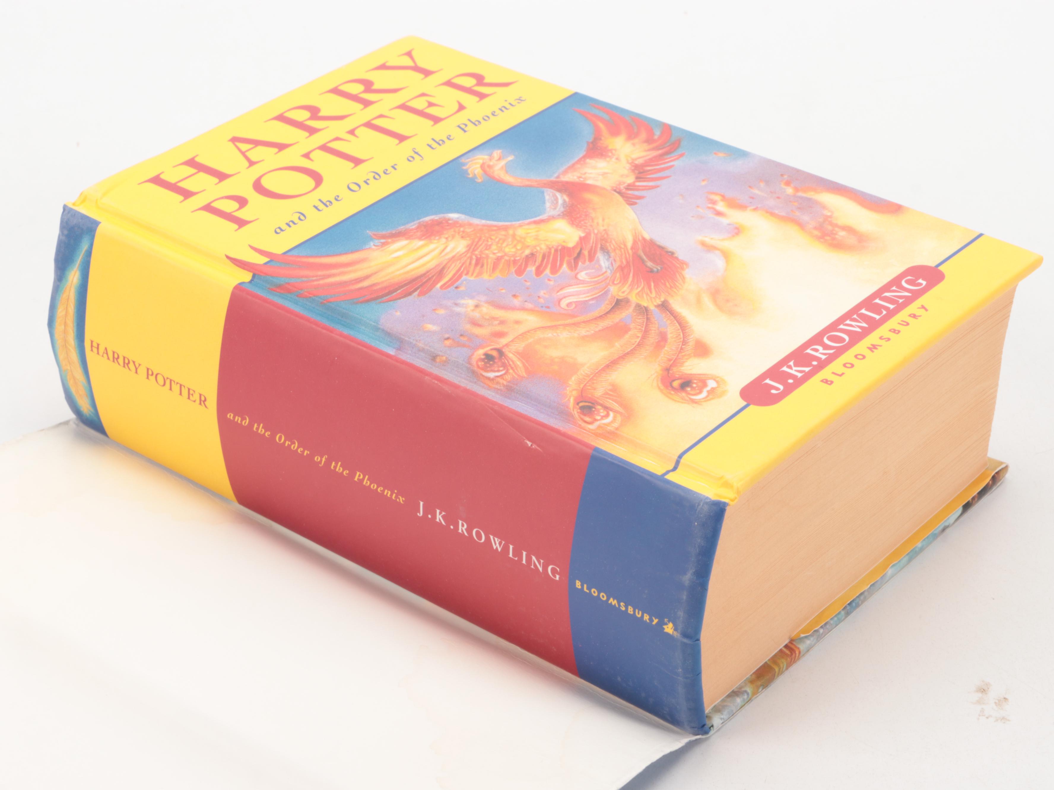 First UK Edition "Harry Potter and the Order of the Phoenix" by J. K. Rowling