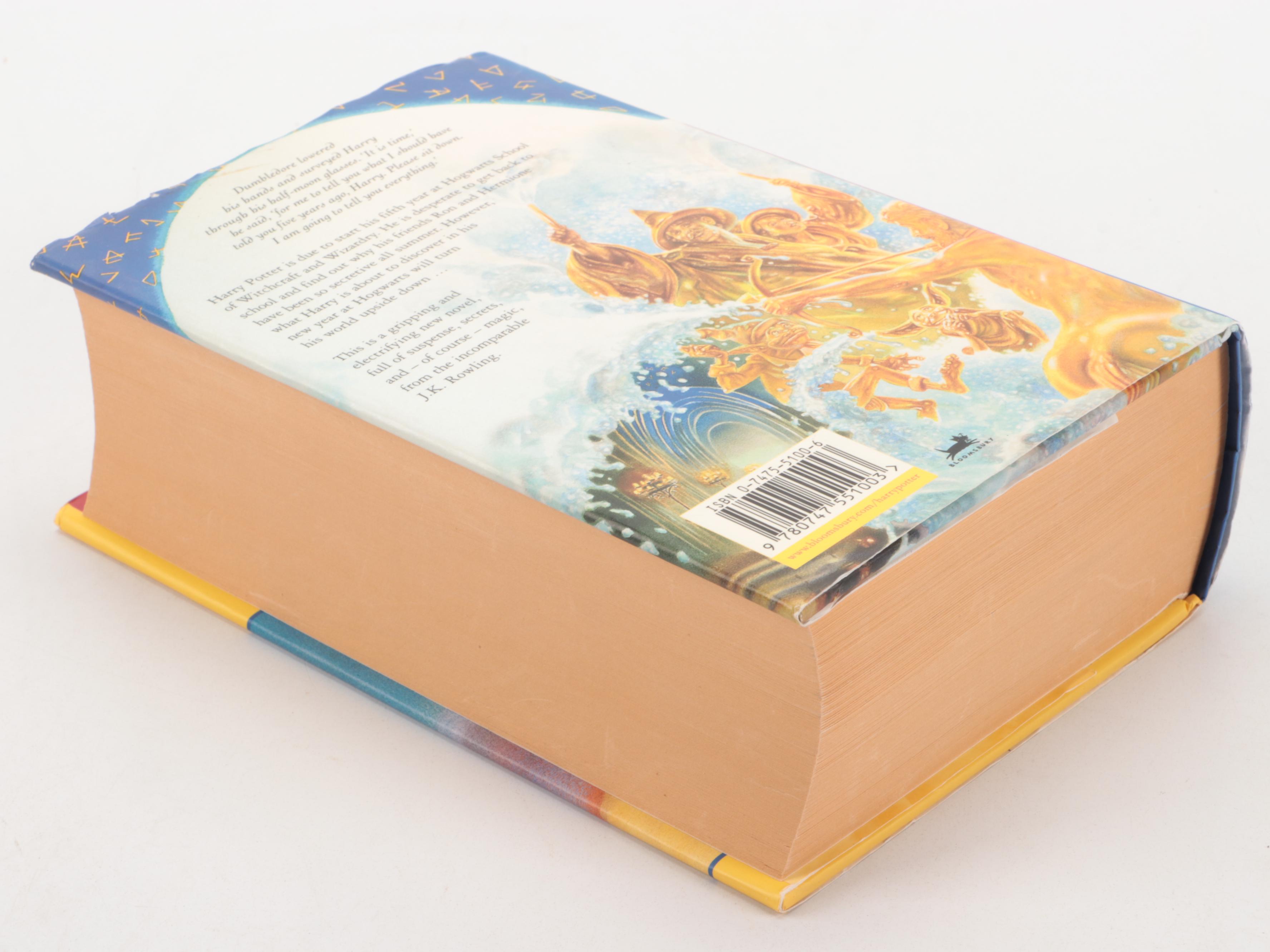 First UK Edition "Harry Potter and the Order of the Phoenix" by J. K. Rowling