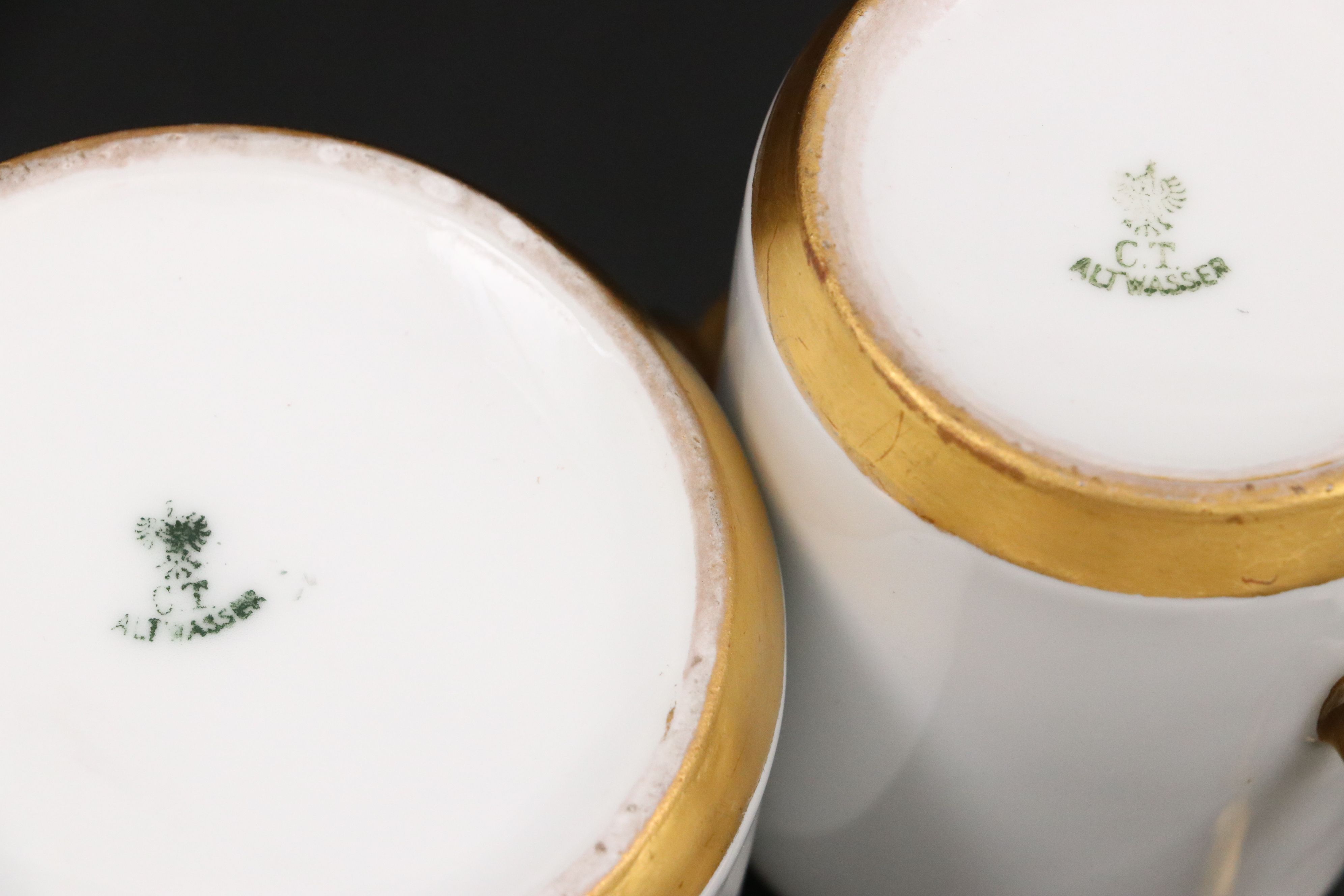 Haviland Limoges with Other Porcelain Gilt Rim Dinnerware and Serving Pieces