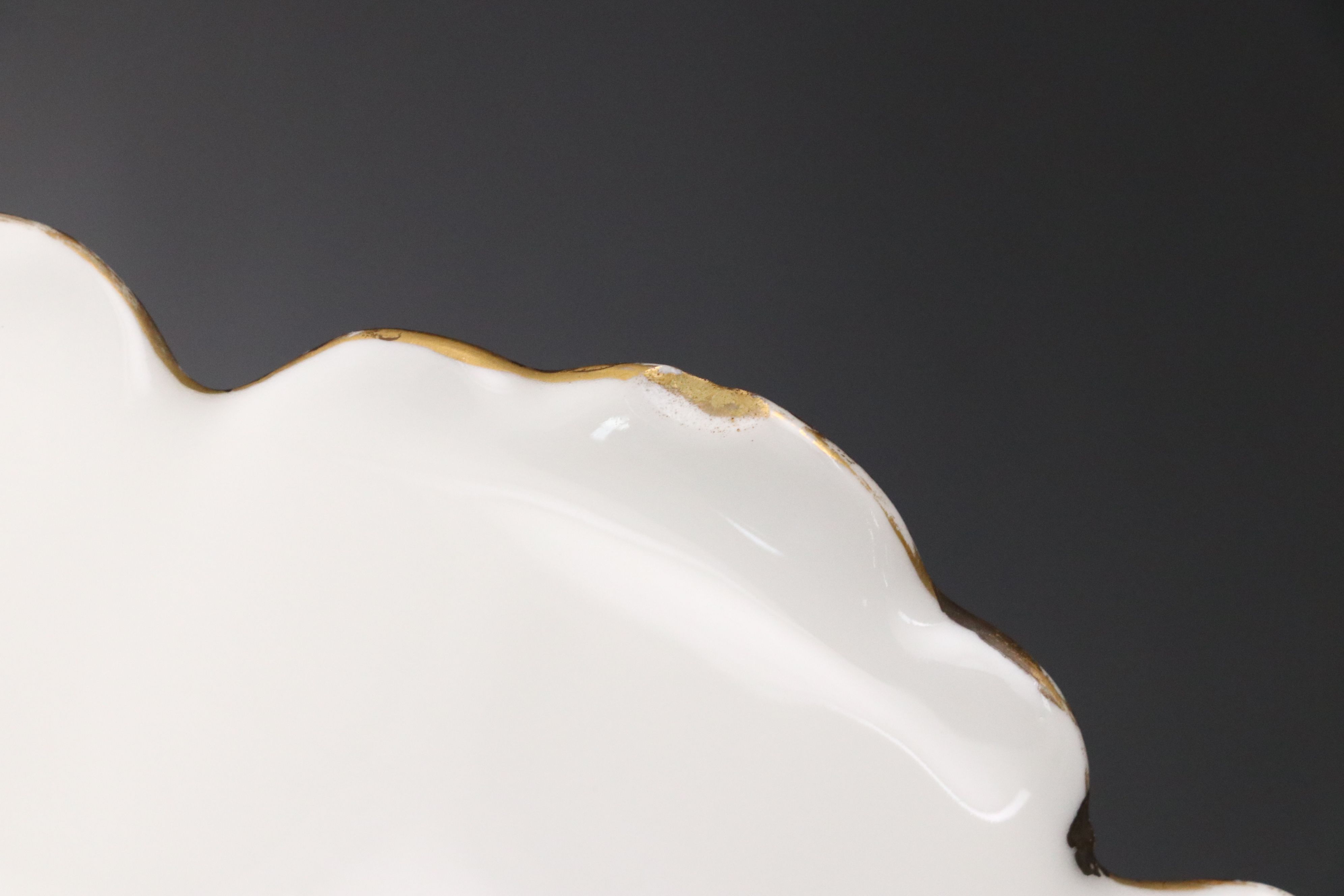 Haviland Limoges with Other Porcelain Gilt Rim Dinnerware and Serving Pieces