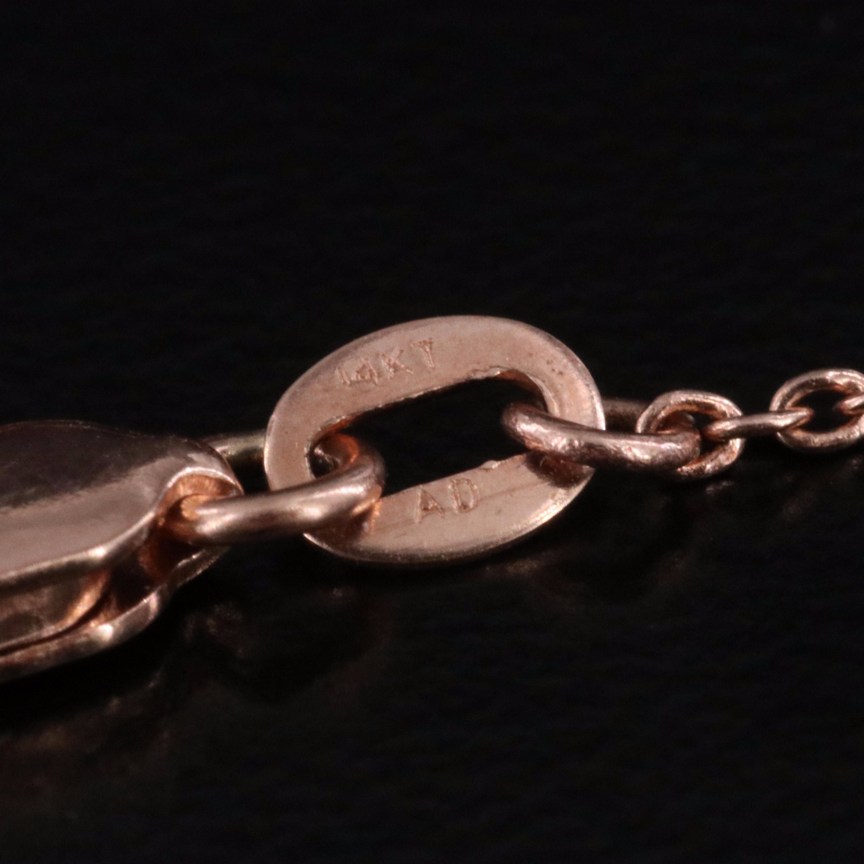 14K Rose Gold 1.28 CTW Diamond Fringe Necklace