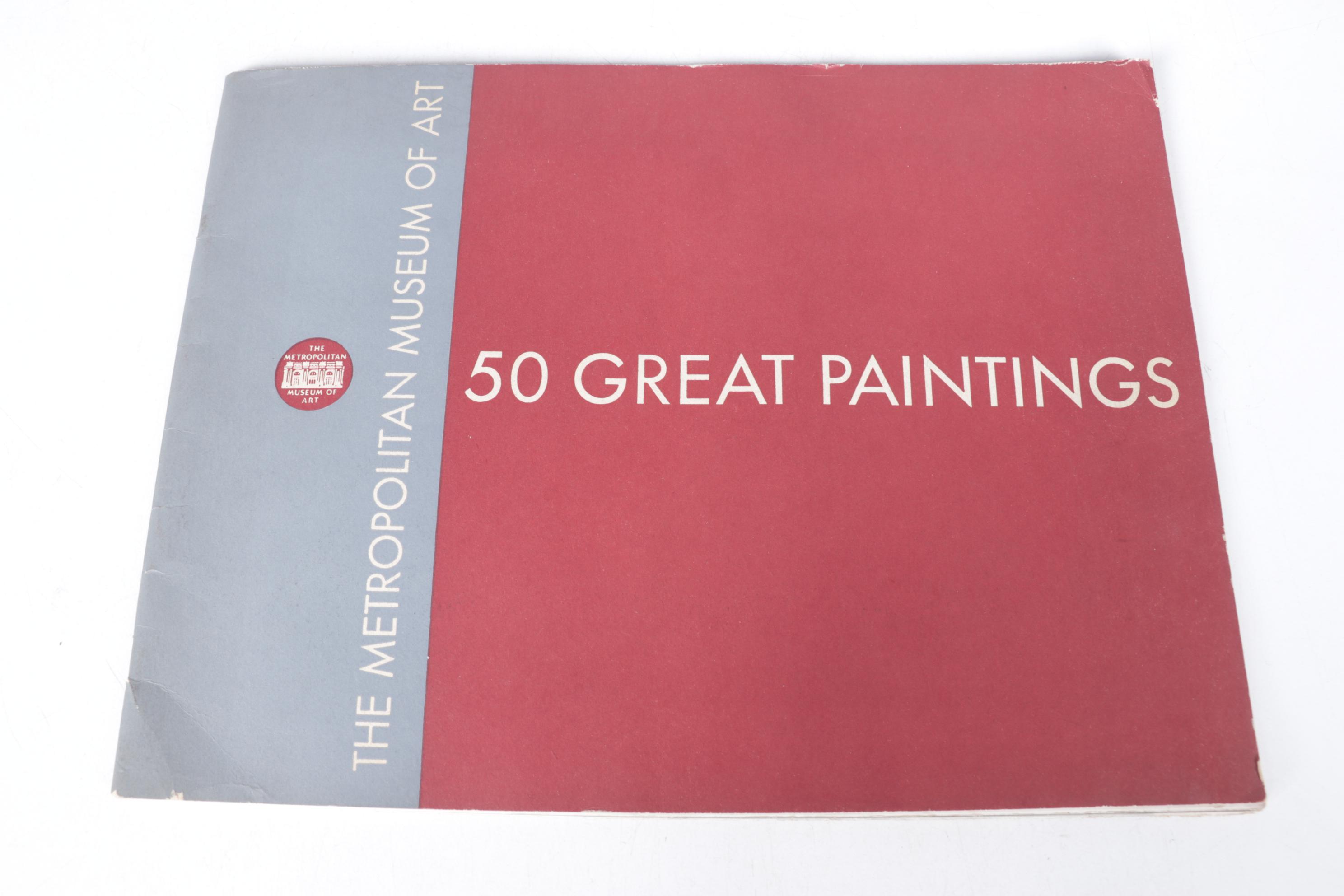 Art Ephemera Collection Includes 1944 Metropolitan Museum of Art Great Paintings