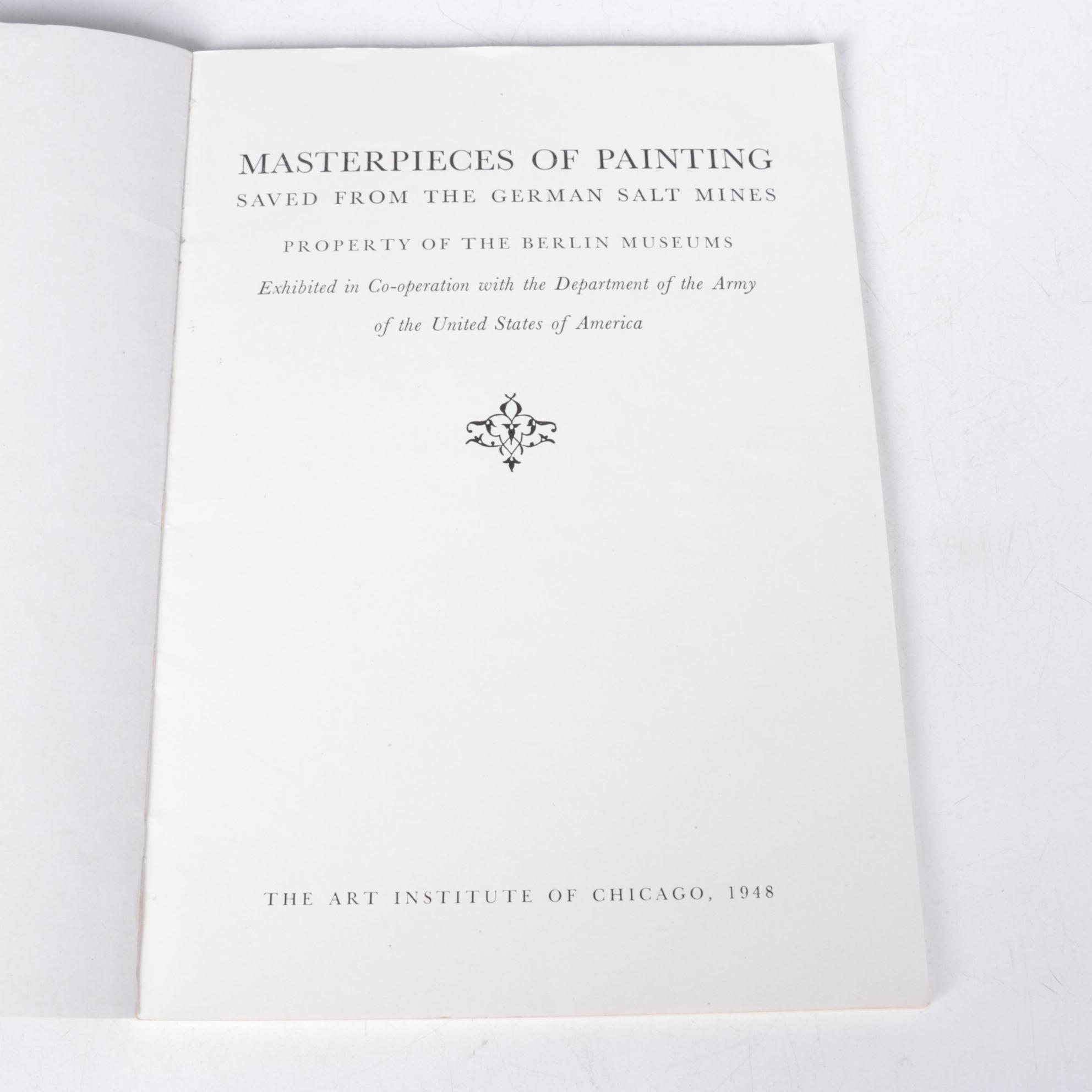 Art Ephemera Collection Includes 1944 Metropolitan Museum of Art Great Paintings