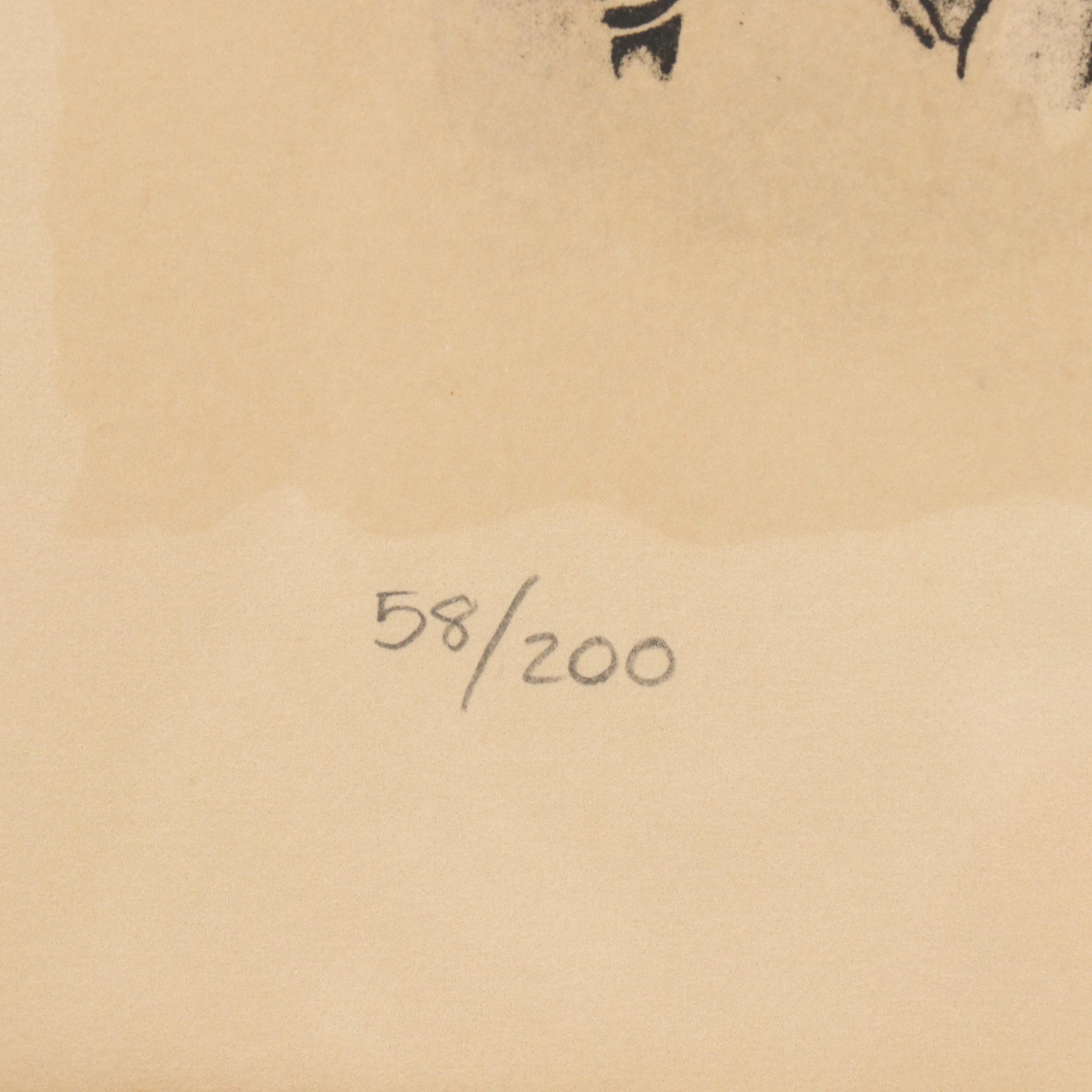 Norman Rockwell Lithograph "The Gossips," 1971