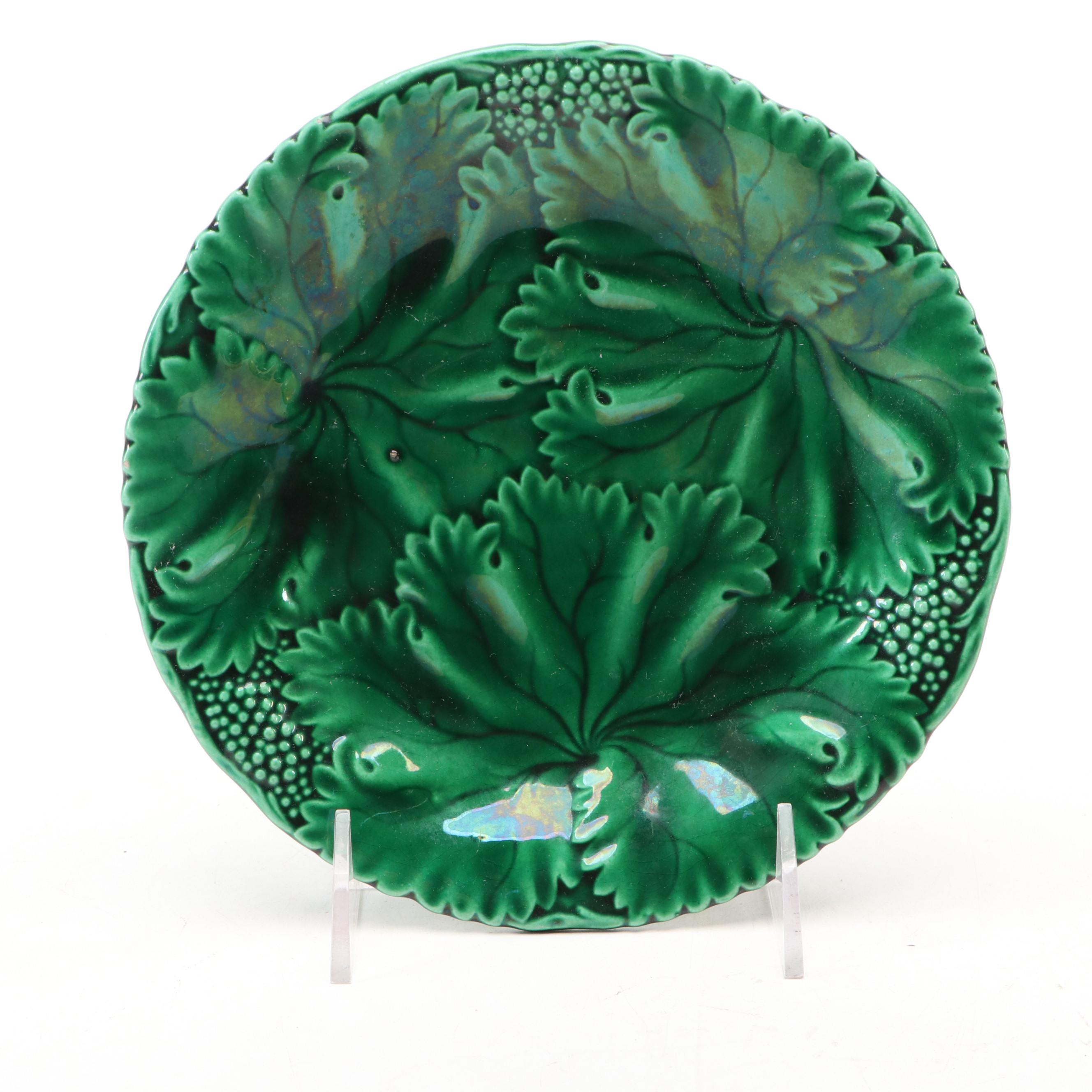 Bordallo Pinheiro, Wedgwood, and Other Majolica Plates, 20th Century