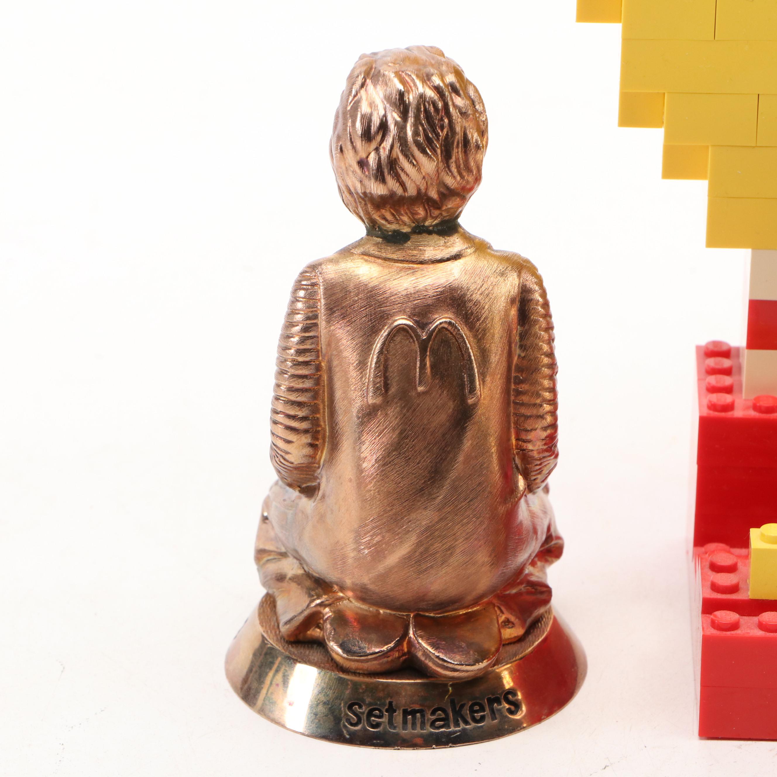 McDonald's Convention Figurines, LEGO Display and Portable Clock