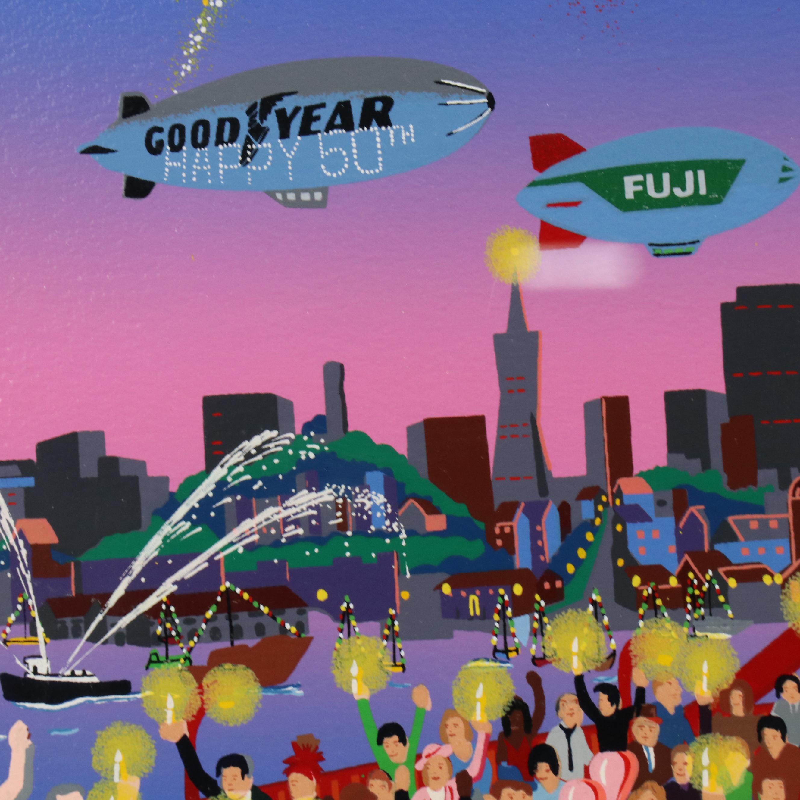 Melanie Taylor Kent Signed Serigraph "Golden Gate Bridge," 1987