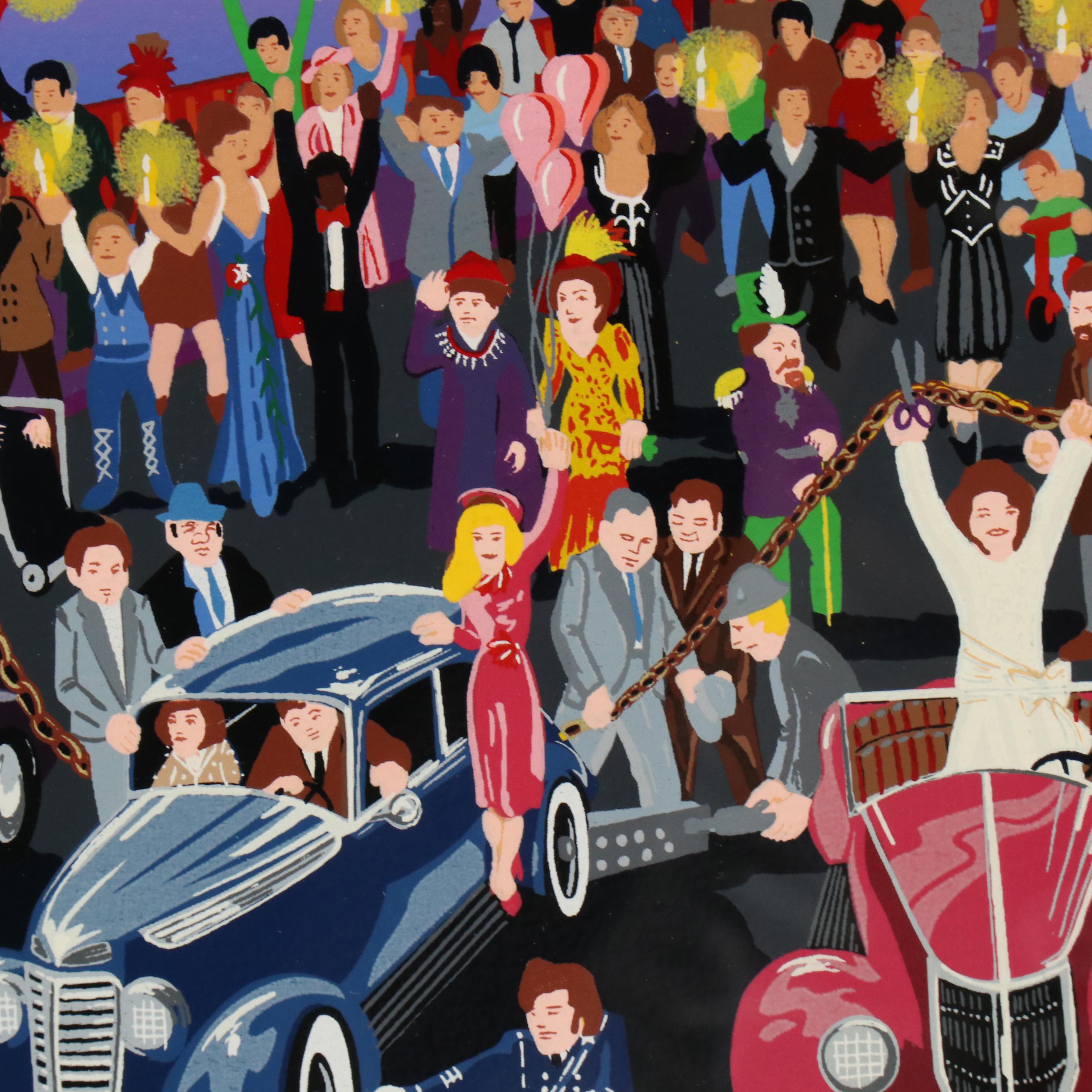 Melanie Taylor Kent Signed Serigraph "Golden Gate Bridge," 1987