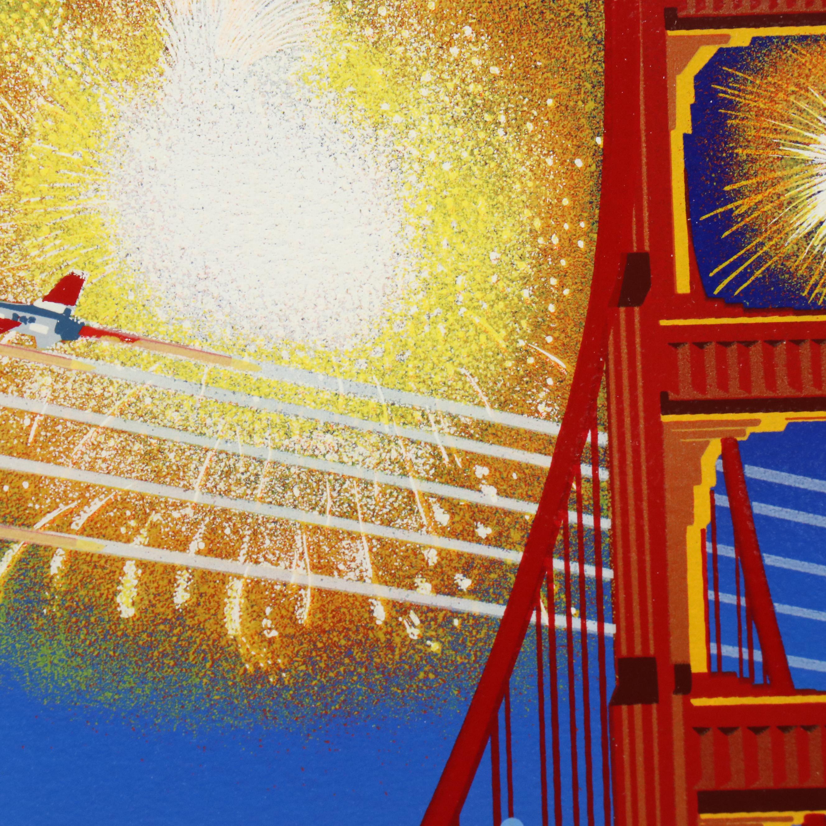 Melanie Taylor Kent Signed Serigraph "Golden Gate Bridge," 1987
