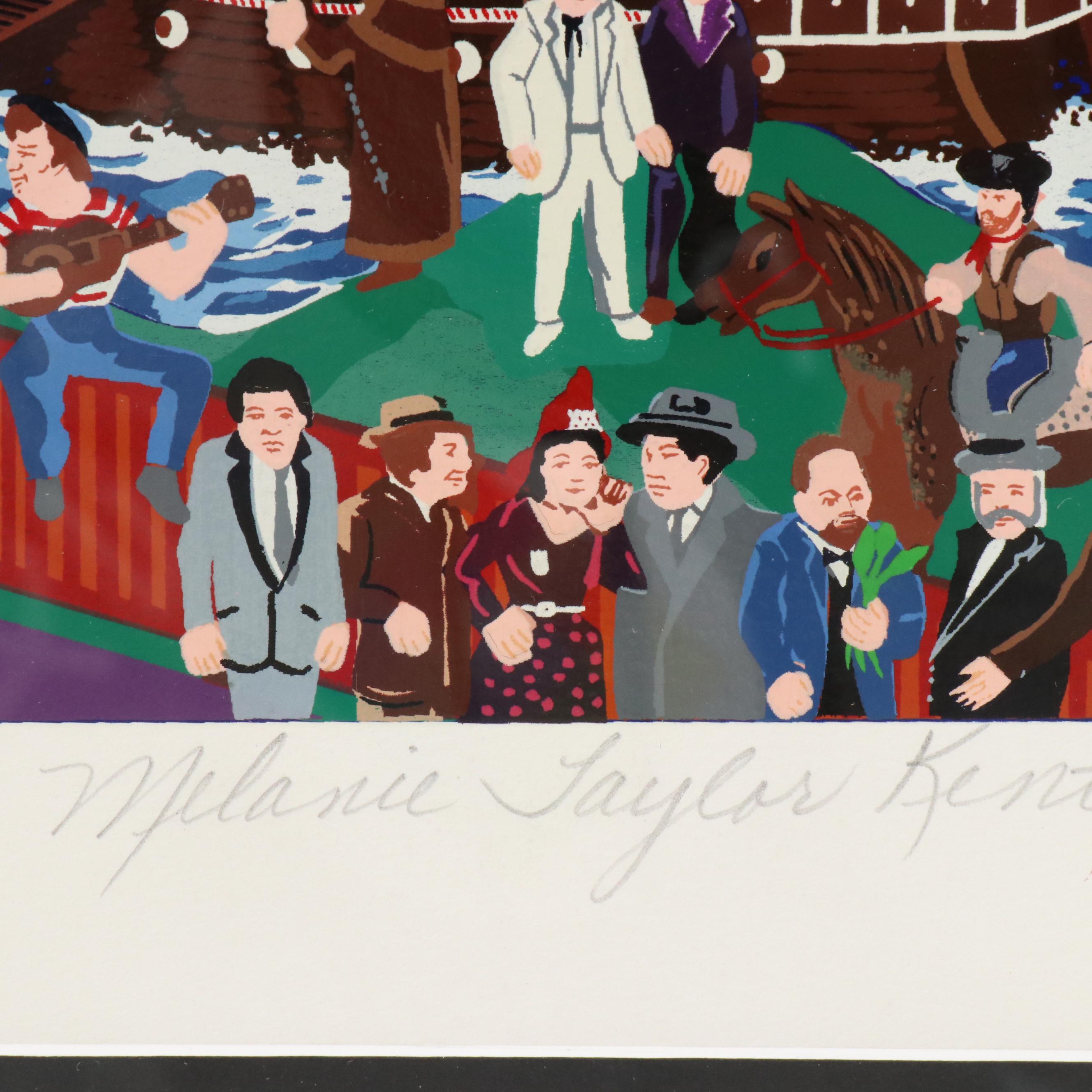 Melanie Taylor Kent Signed Serigraph "Golden Gate Bridge," 1987