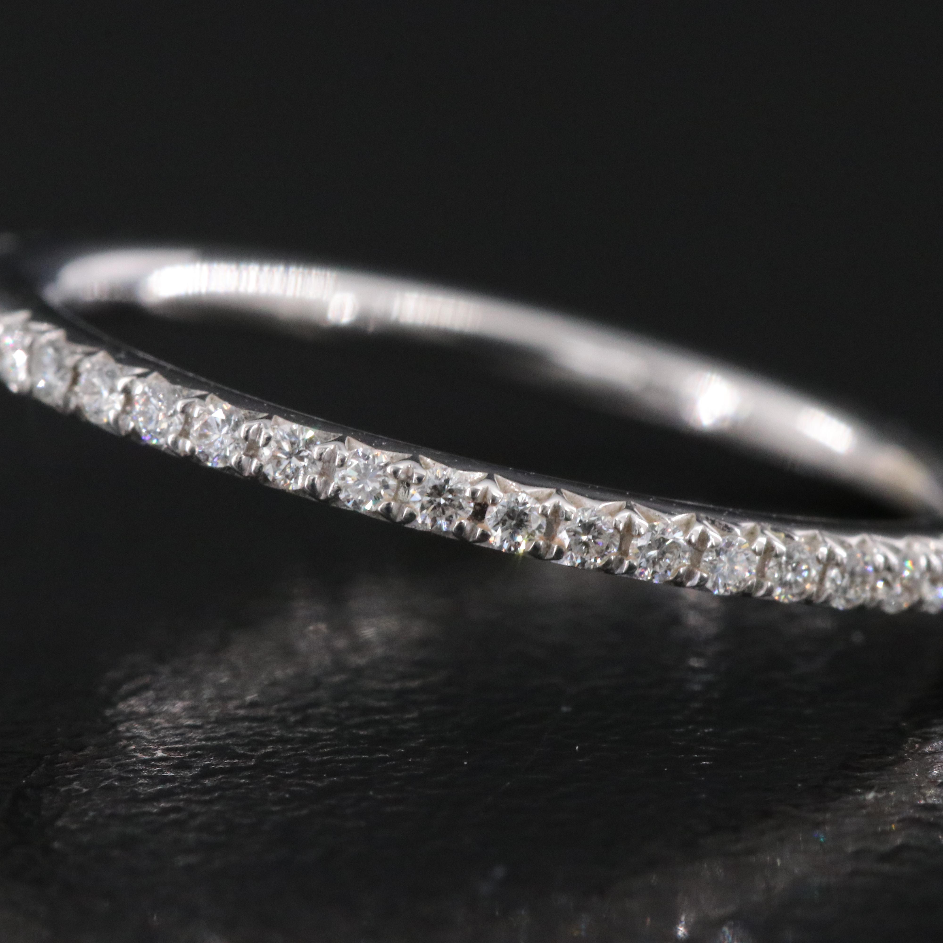18K 0.44 CTW Diamond Semi-Mount Ring
