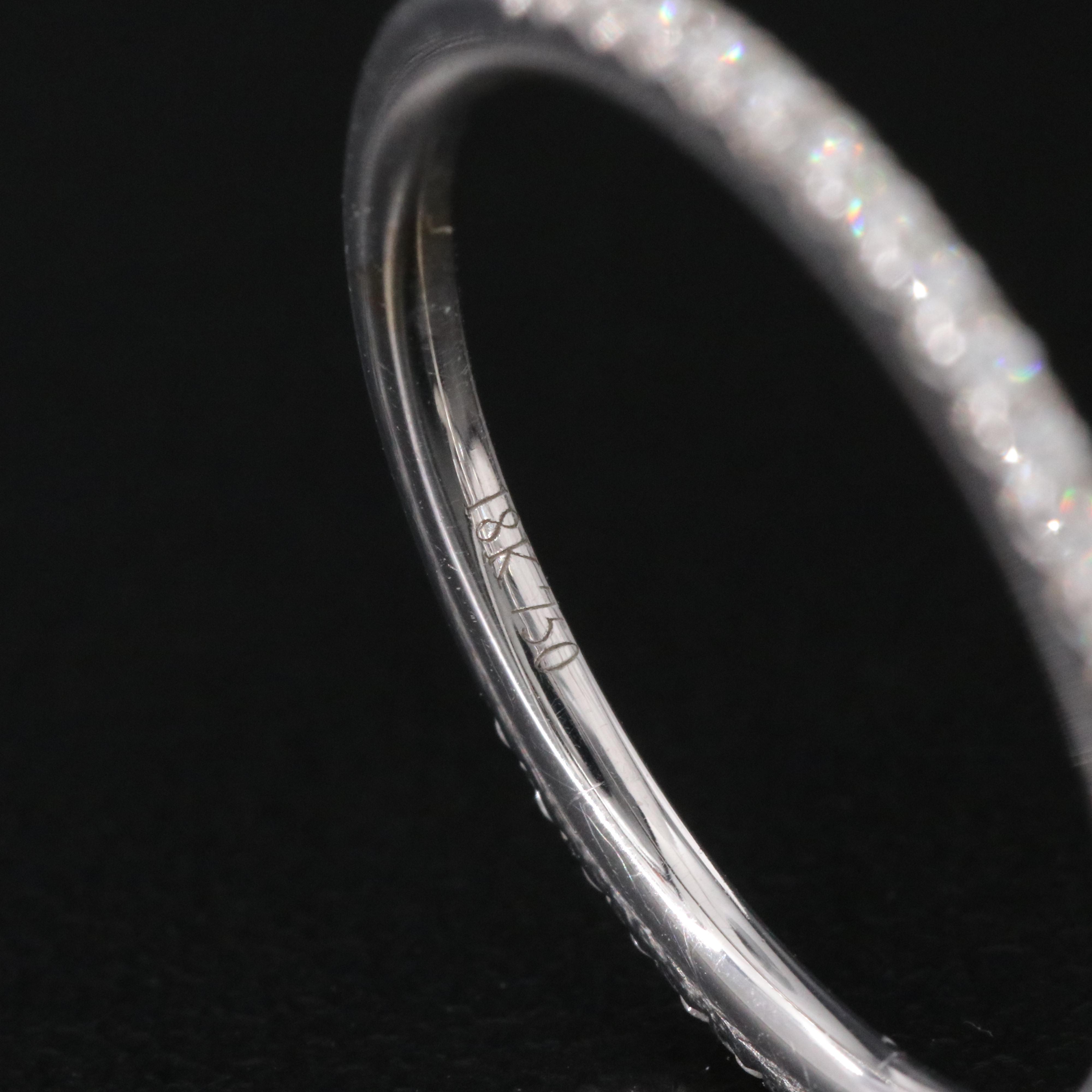 18K 0.44 CTW Diamond Semi-Mount Ring