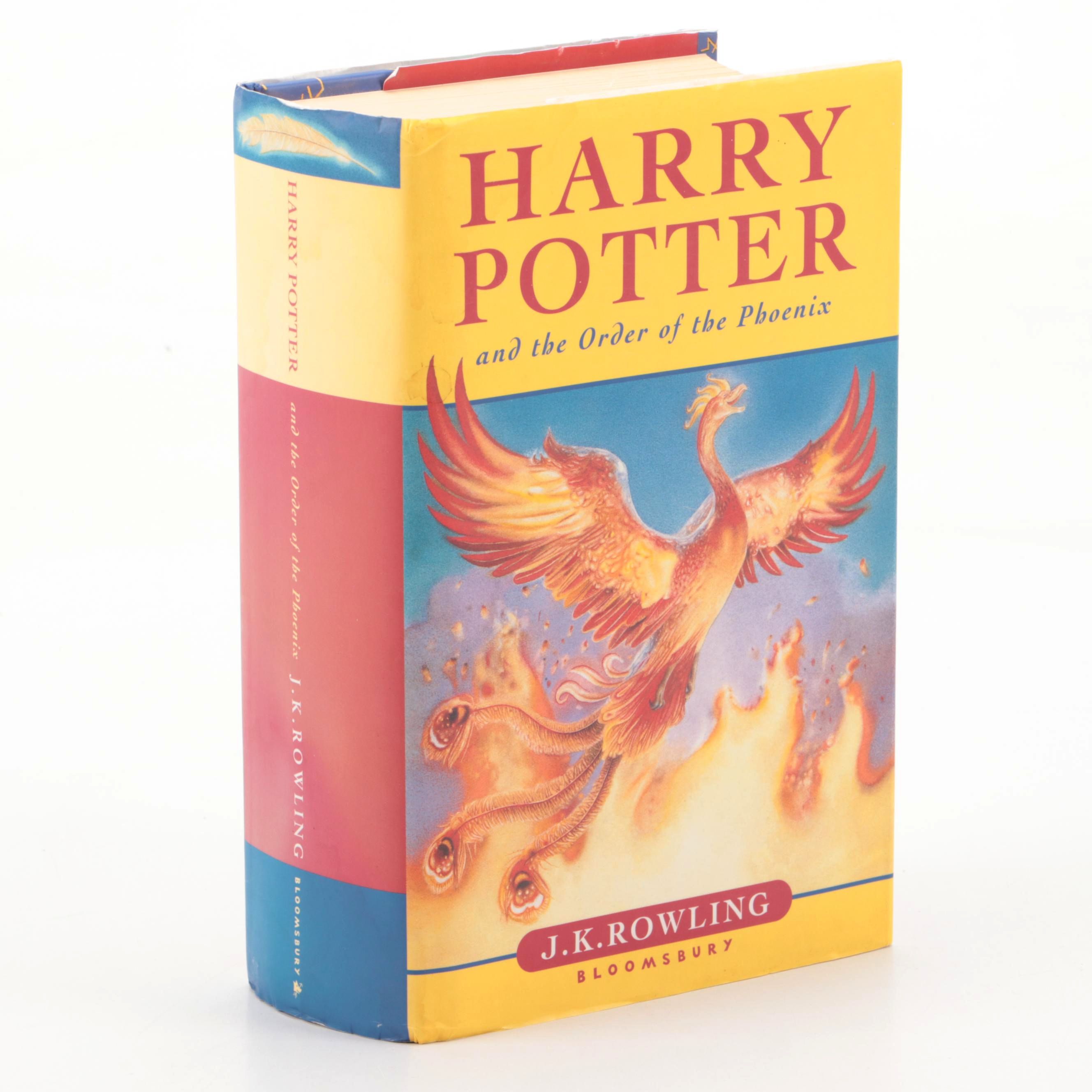 First UK Edition "Harry Potter and the Order of the Phoenix" by J. K. Rowling