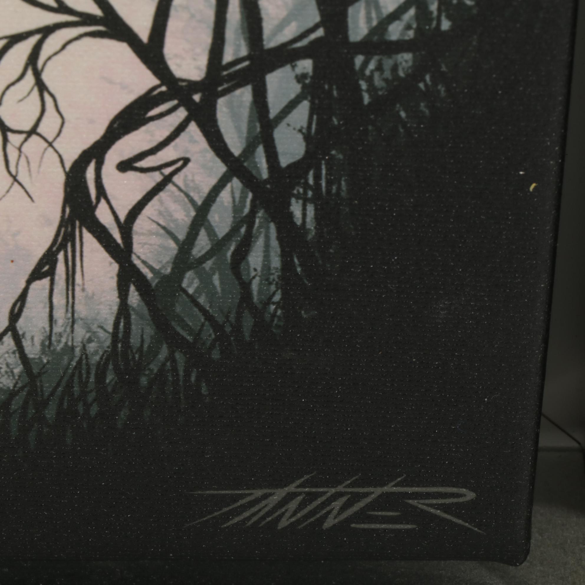 Tanner "Chaos at Dusk" Giclee Print on Canvas, 2009