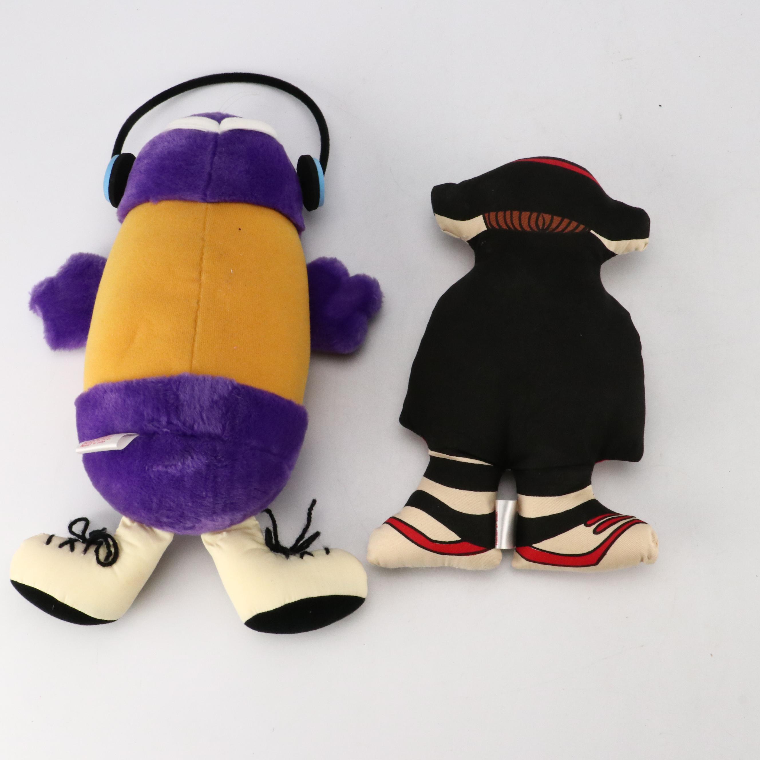 McDonald's Ronald McDonald, Grimace and Hamburglar Stuffed Toys, 1980s