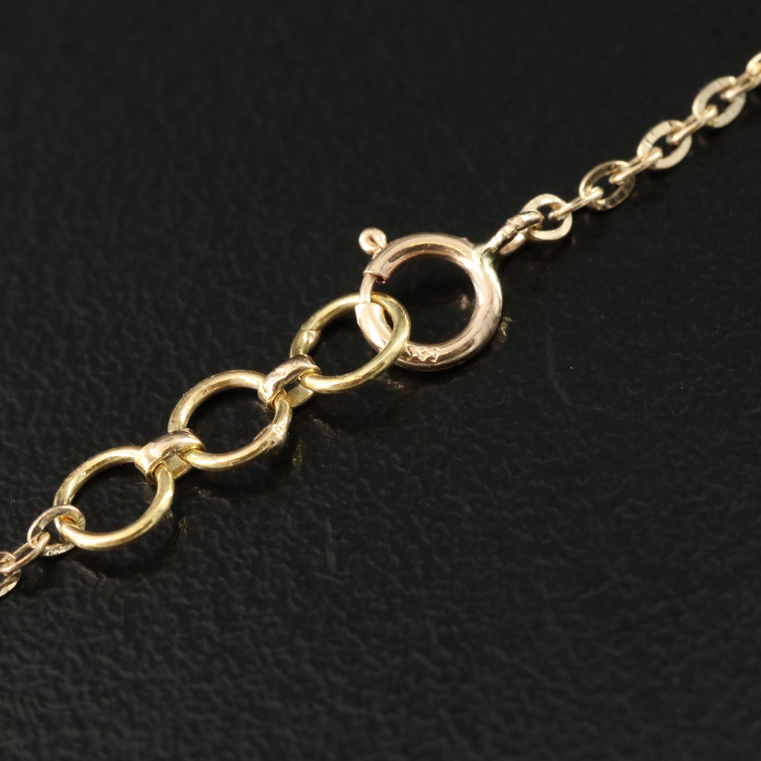 14K 1.45 CT Lab Grown Diamond Solitaire Pendant Necklace with IGI Report