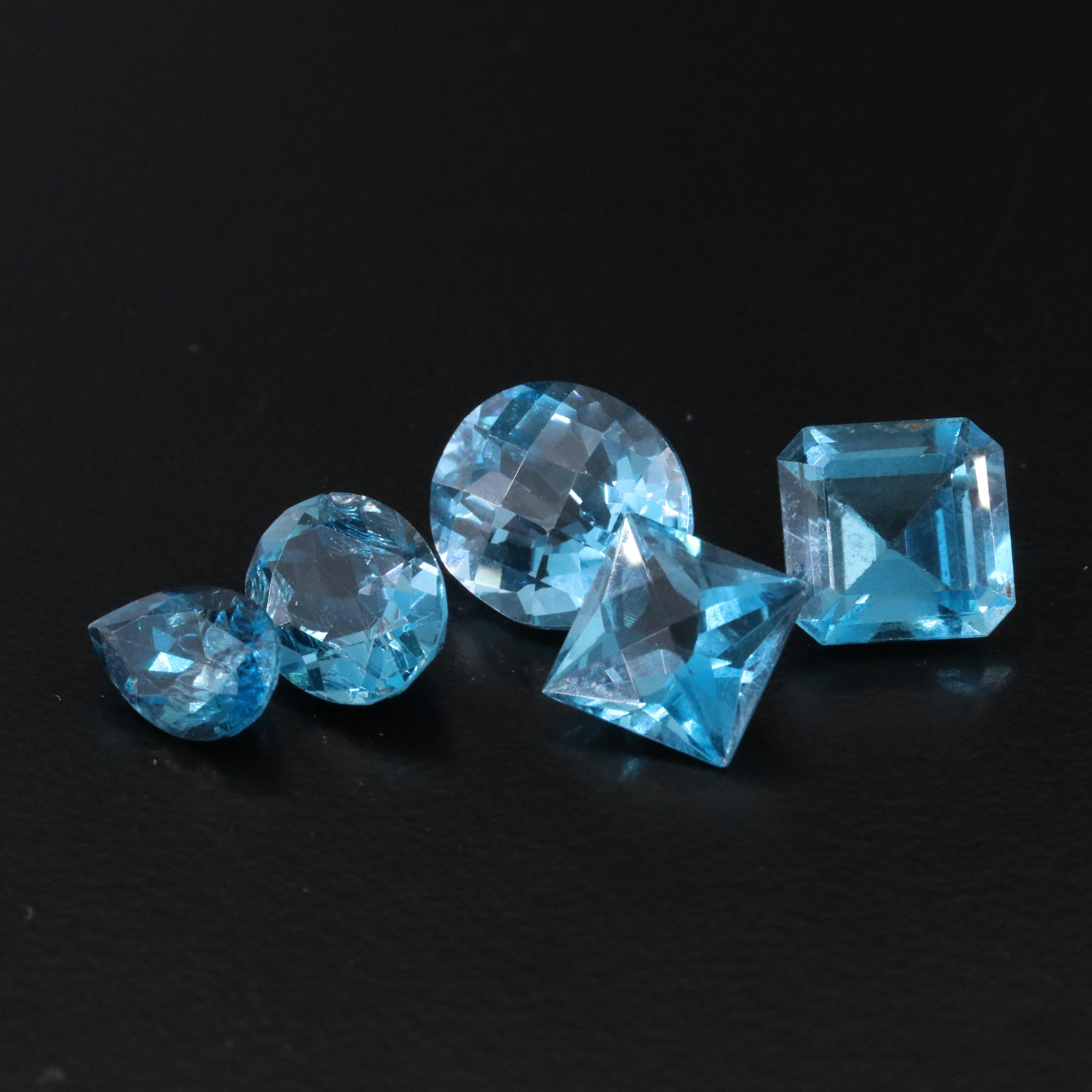 Loose 17.81 CTW London Blue Topaz