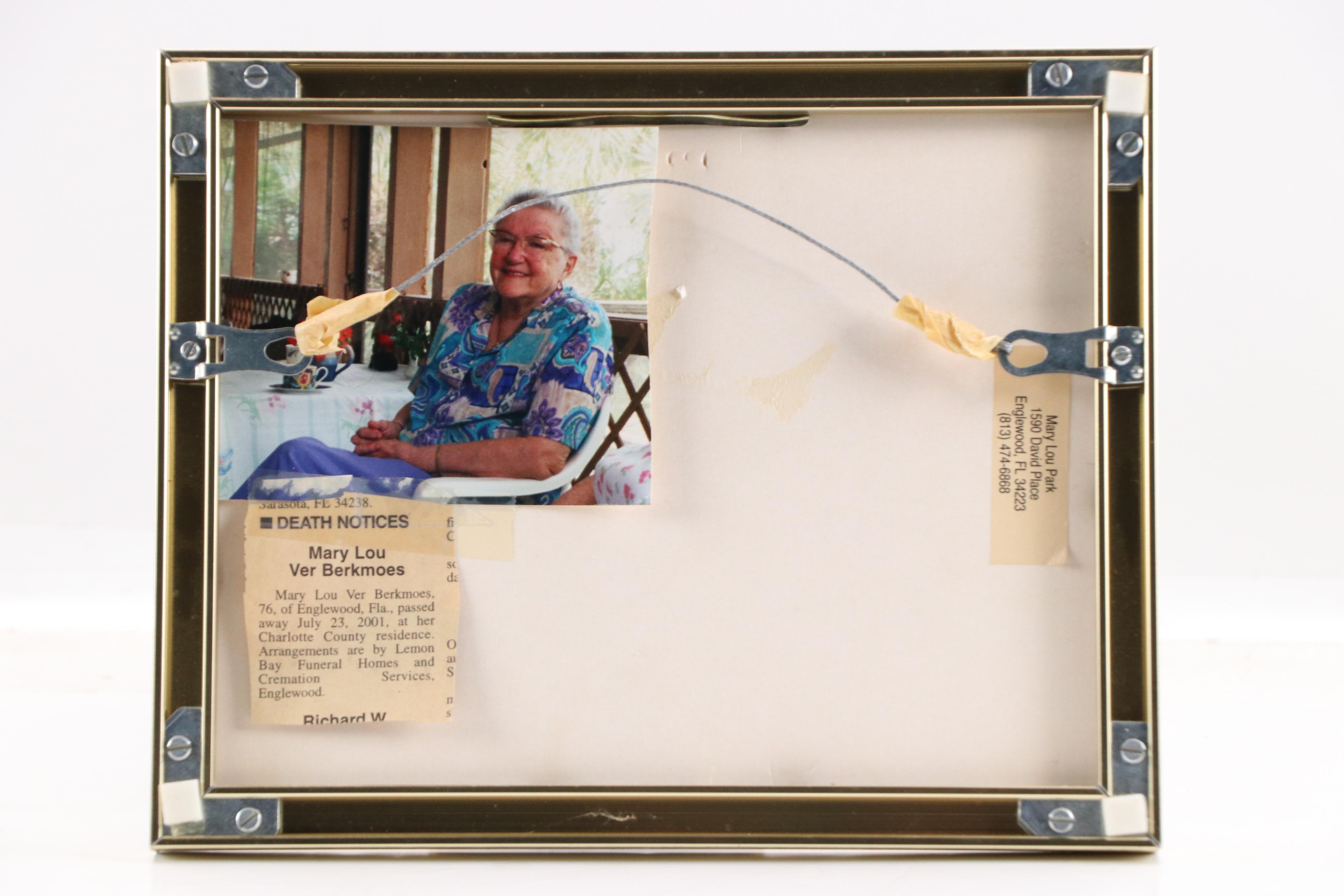 Mary Lou Park Coastal Watercolor "Boca Grande, FLA," 20th Century