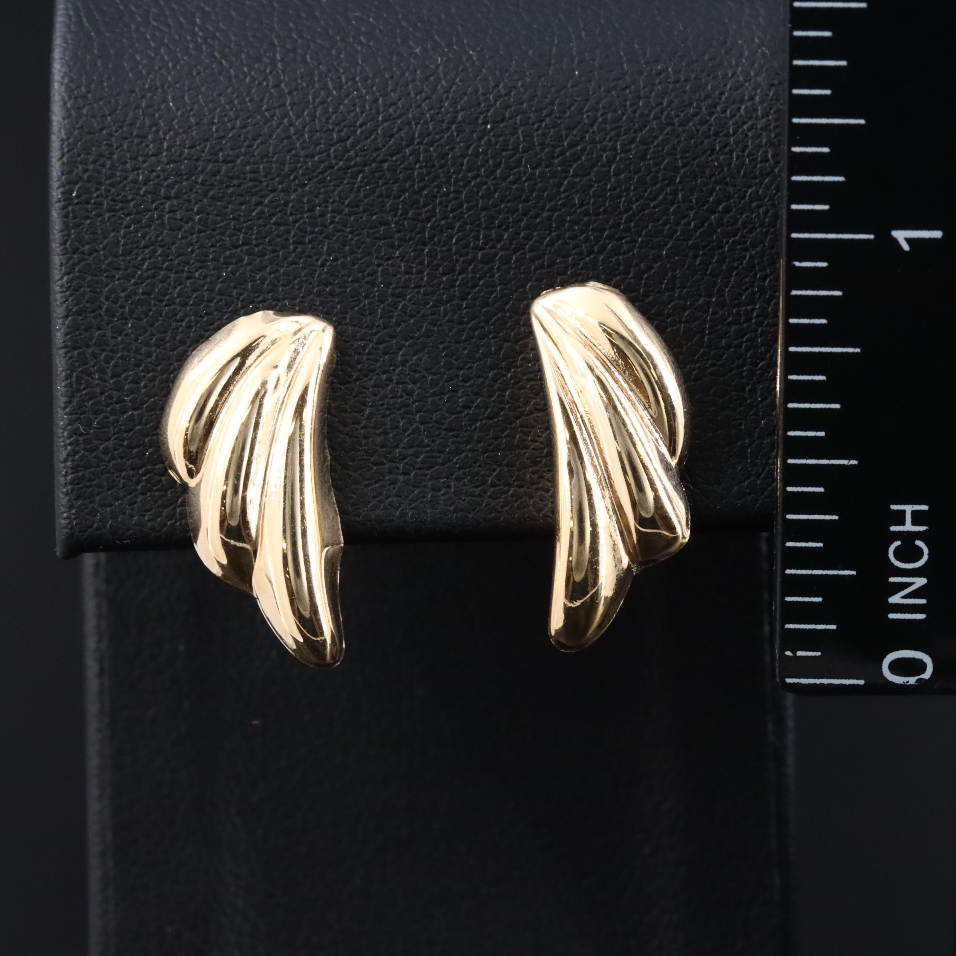 14K Wing Earrings