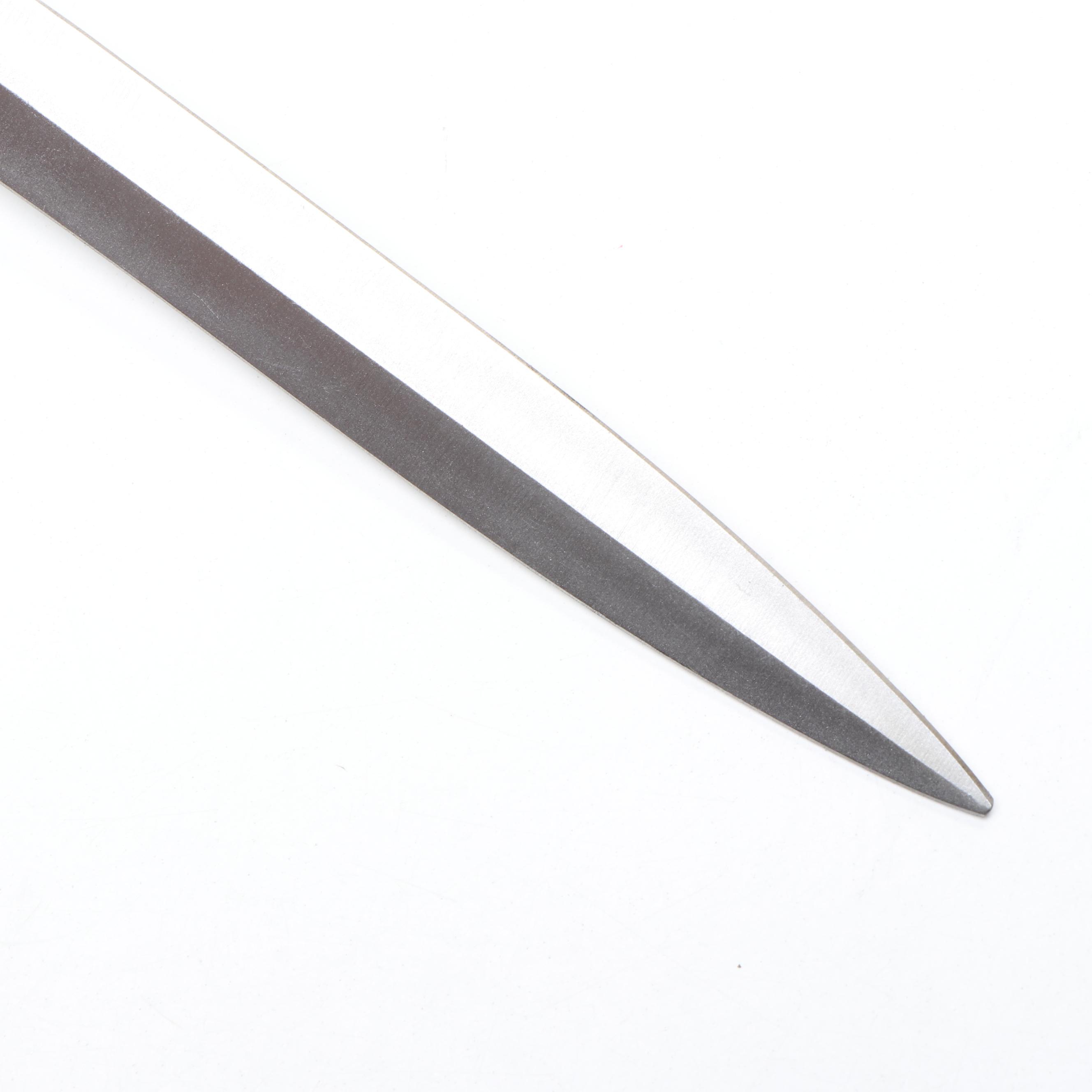 Embossed Eagle Head Derby-Handled Adjustable Sword Cane