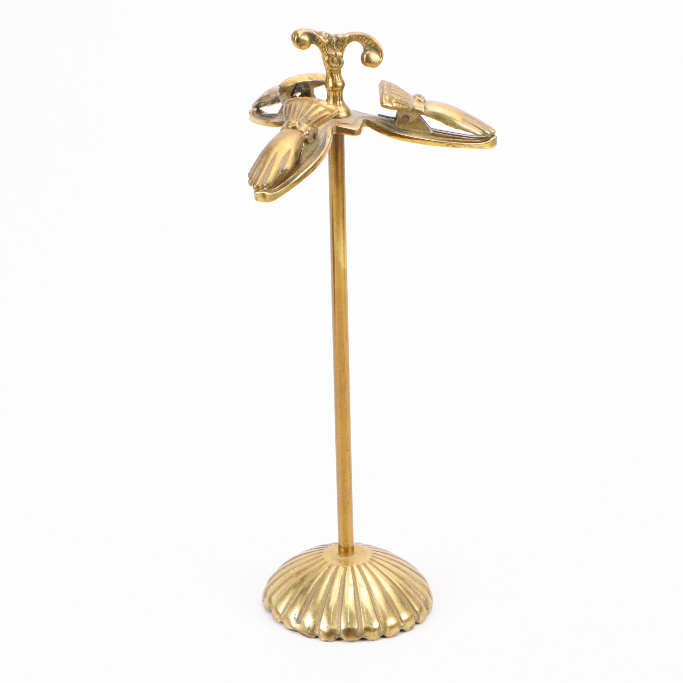 Victorian Style Brass Lamp, Brass Cricket Boxes, Silent Butler and Other Décor