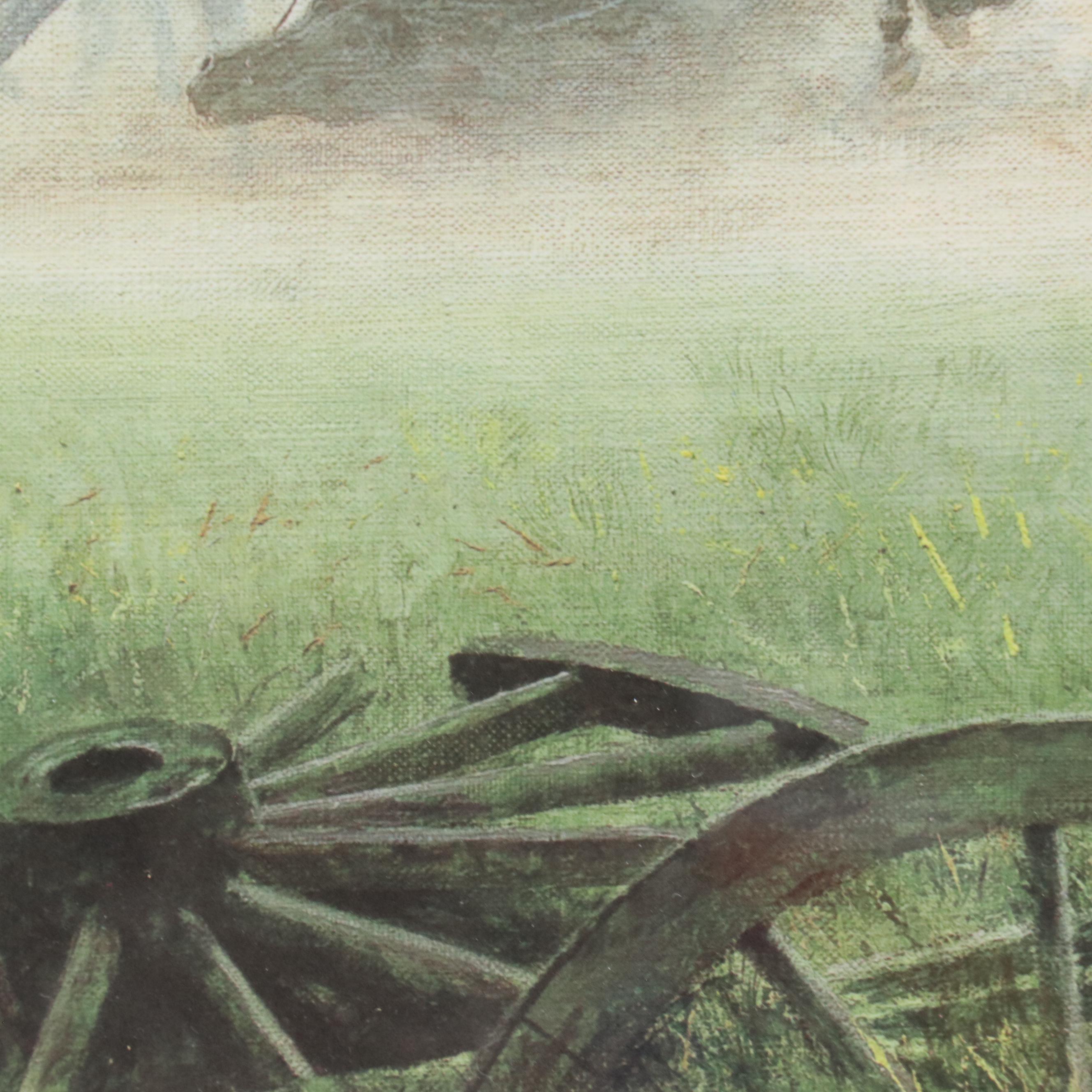 Mort Künstler Offset Lithograph "The Charge at Trevilion Station," 1996