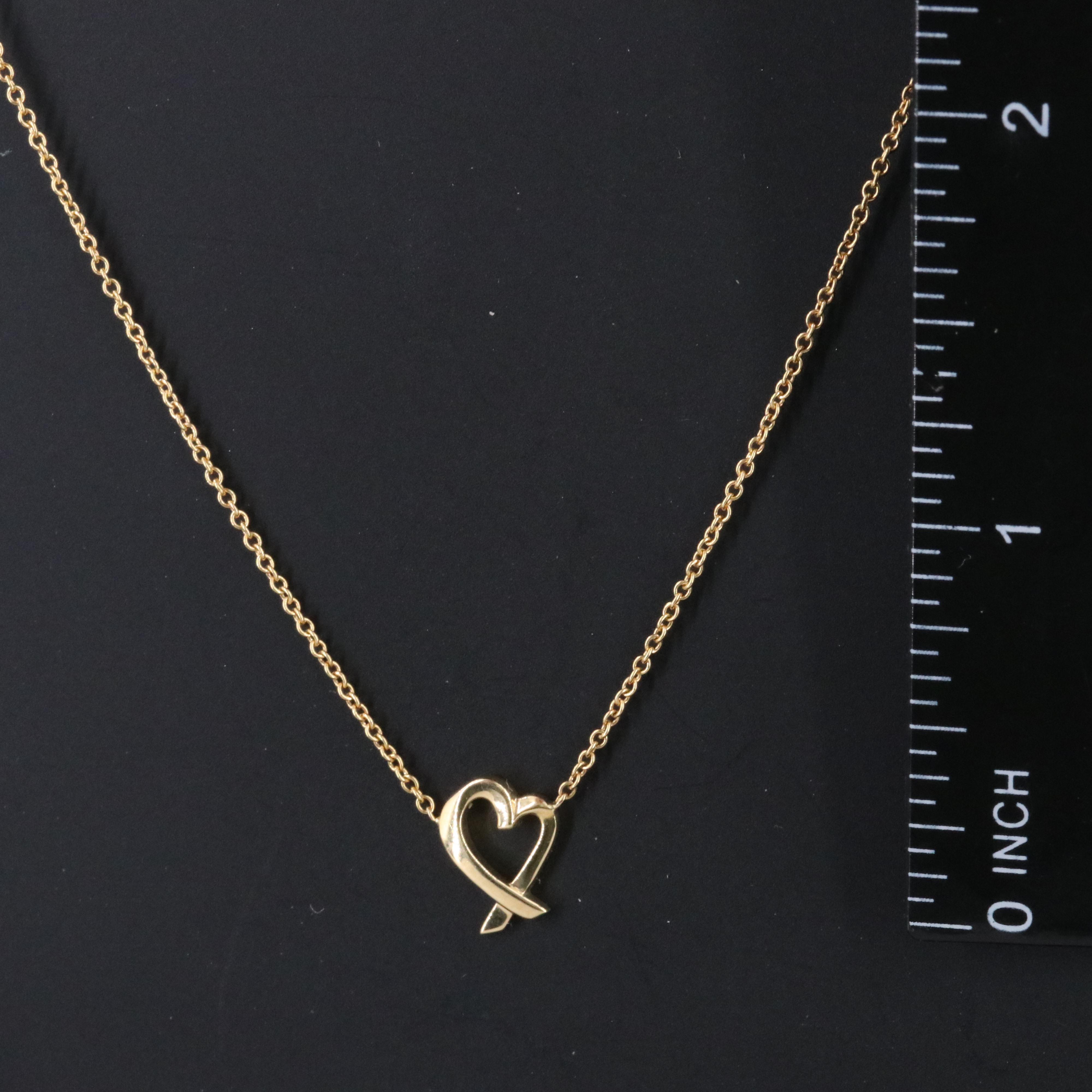 Paloma Picasso for Tiffany & Co. 18K Loving Heart Necklace