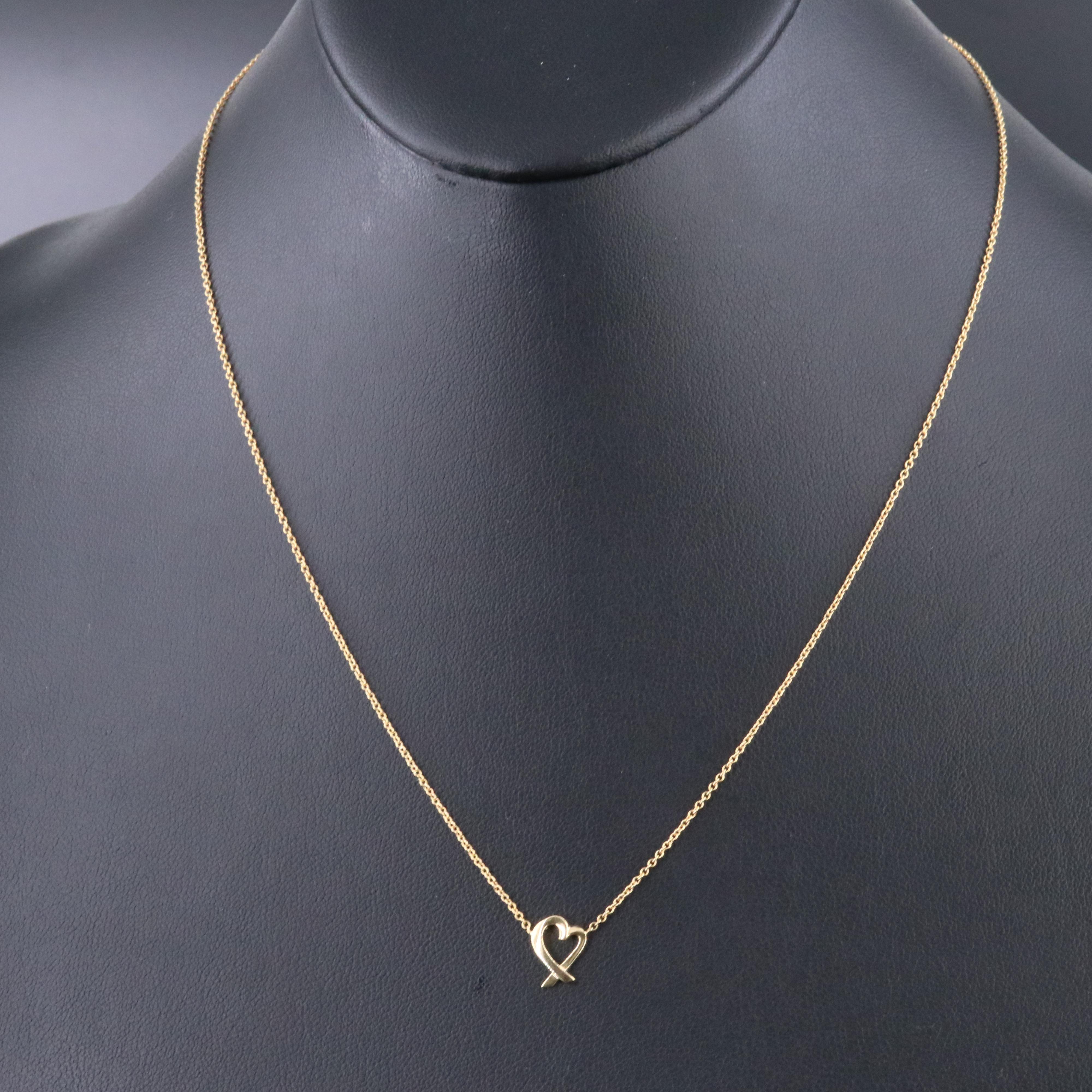 Paloma Picasso for Tiffany & Co. 18K Loving Heart Necklace