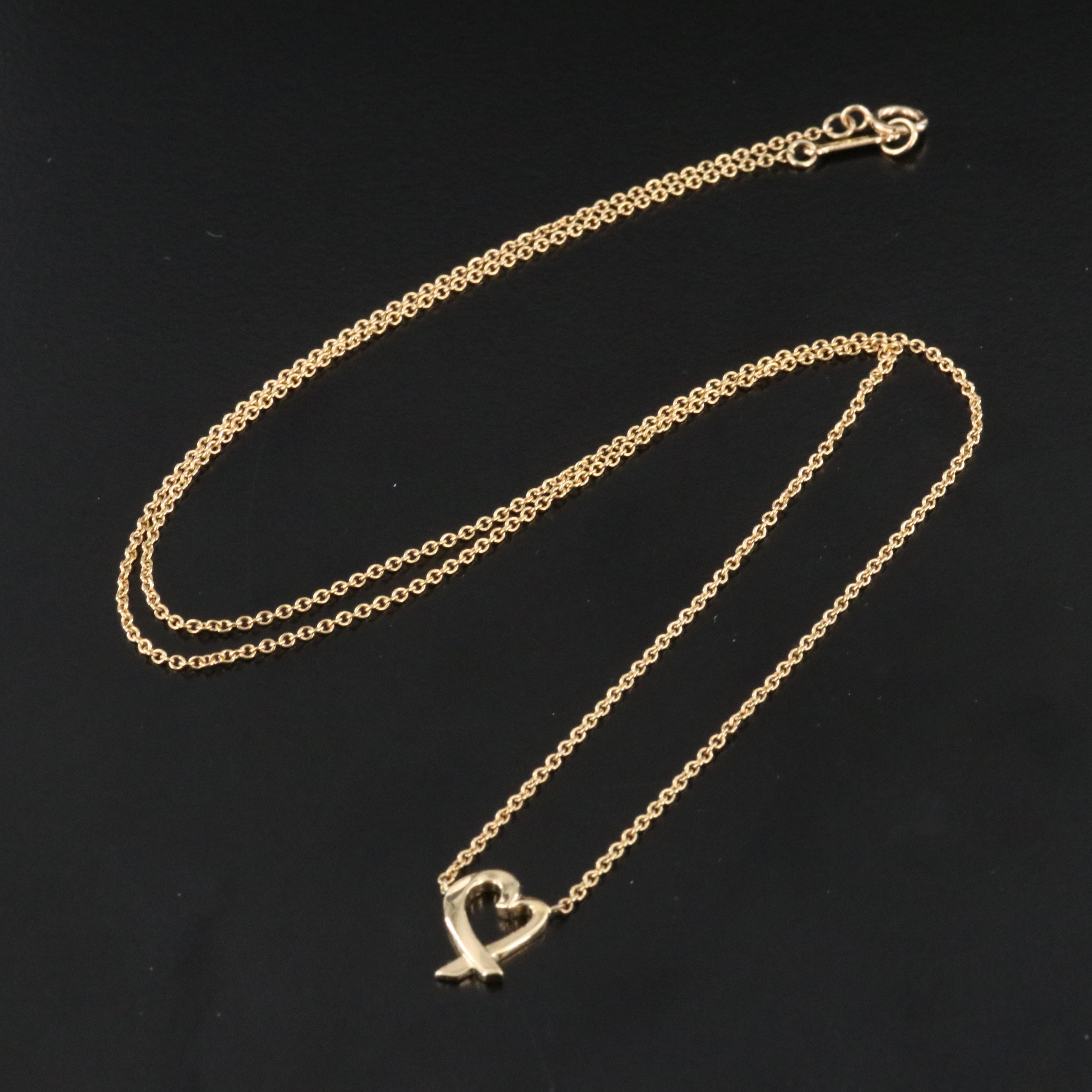Paloma Picasso for Tiffany & Co. 18K Loving Heart Necklace